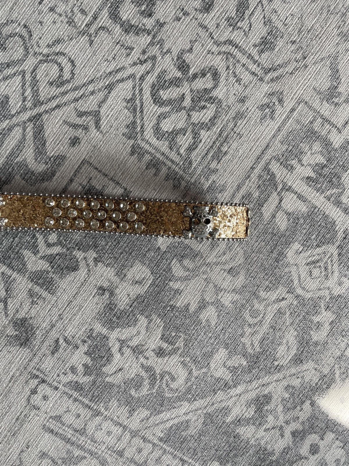 Other Y2K Vintage Avant Garde Belt Rhinestones Skulls Japanese Size ONE SIZE - 5 Thumbnail