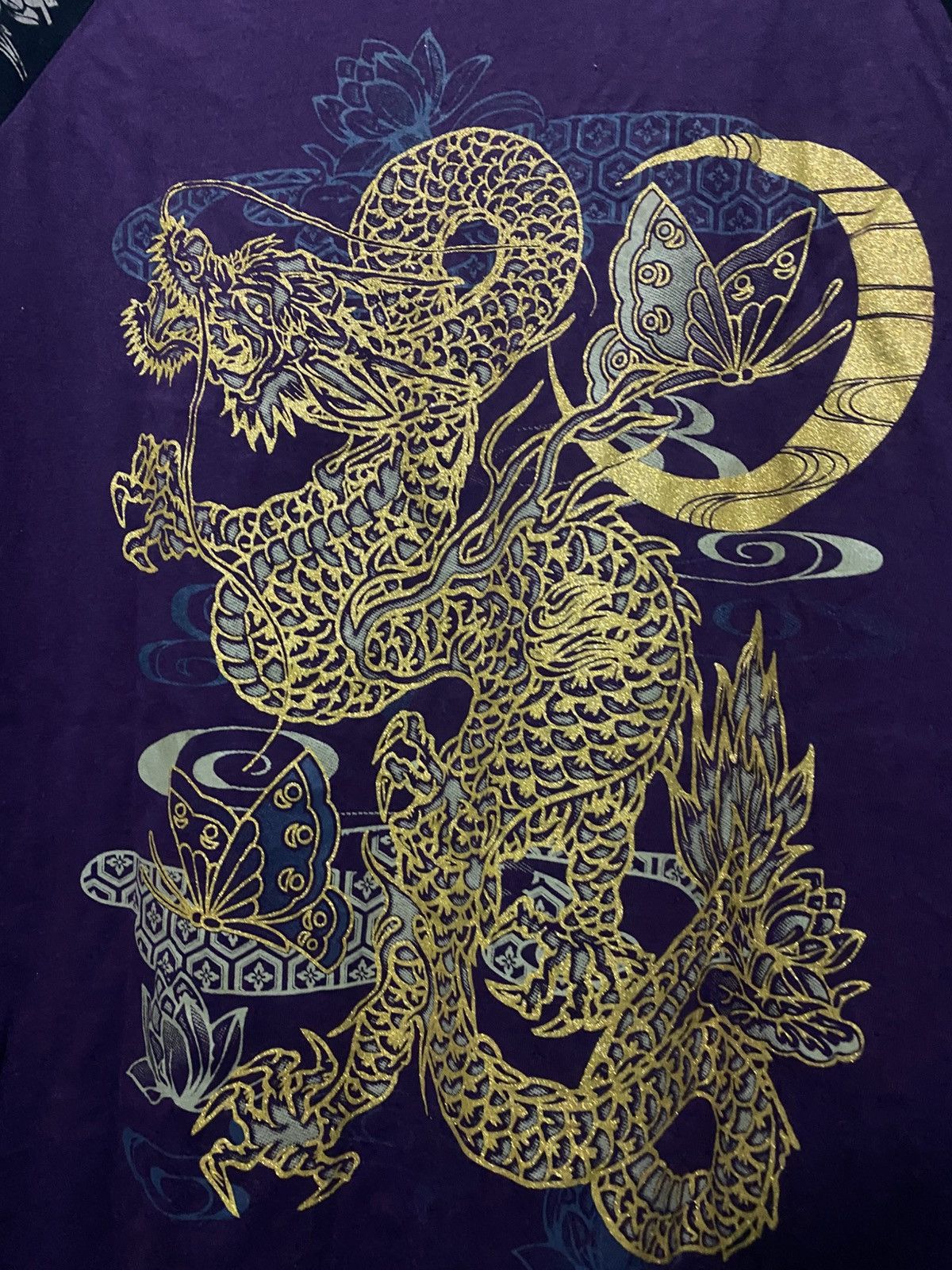 Japanese Brand Vintage DBLD Traditional Design Sukajan Tshirt Size US L / EU 52-54 / 3 - 9 Thumbnail