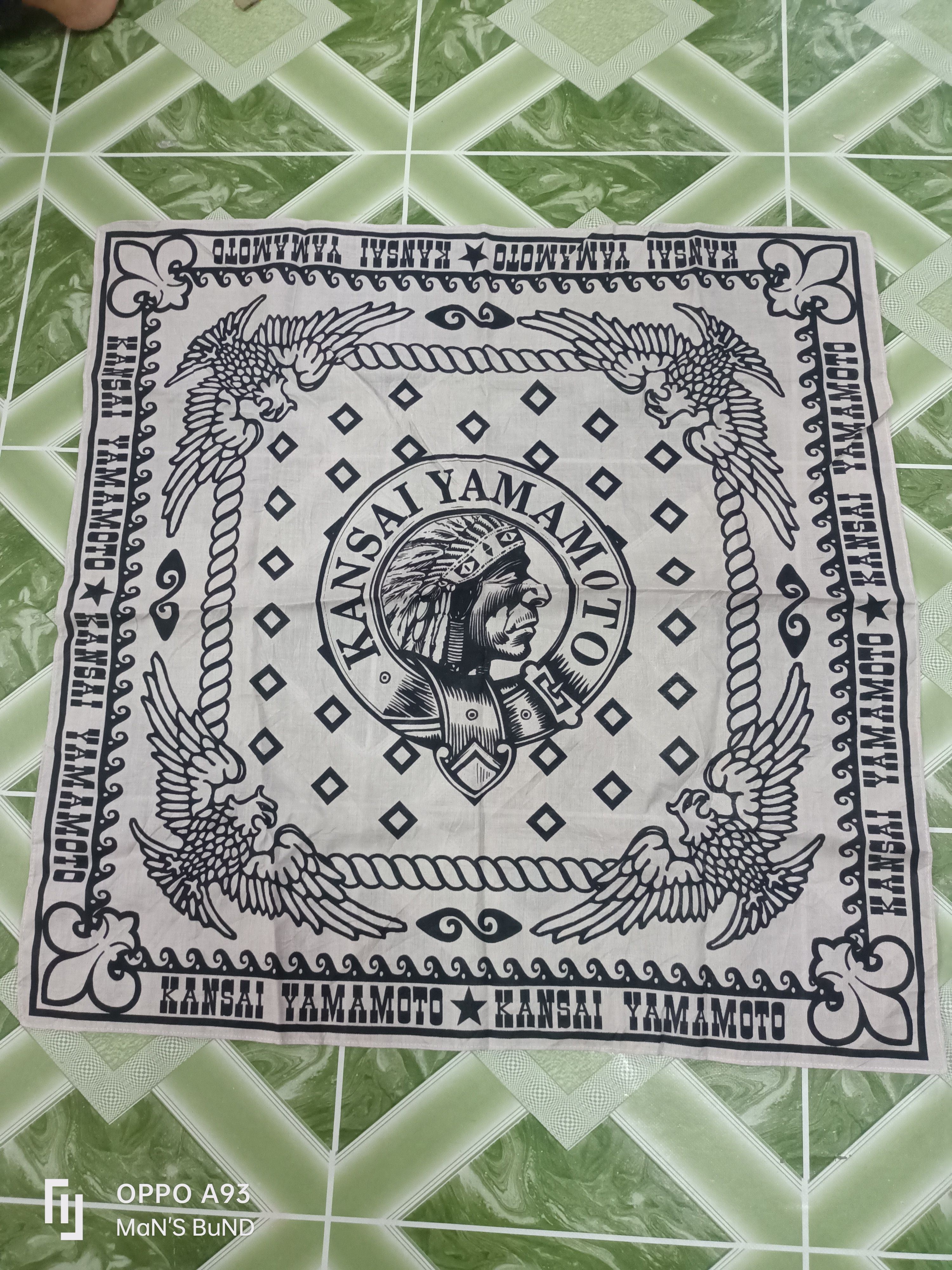 Kansai Yamamoto × Vintage Vintage Kansai Yamamoto Handkerchief Size ONE SIZE - 1 Thumbnail