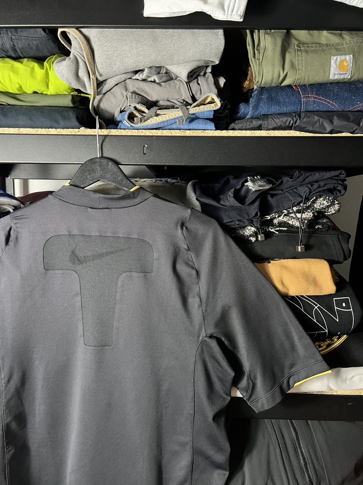 Nike 🔥 Vintage Nike Golf Dri-Fit Tee Shirt — Black/Yellow Size L Size US L / EU 52-54 / 3 - 4 Thumbnail
