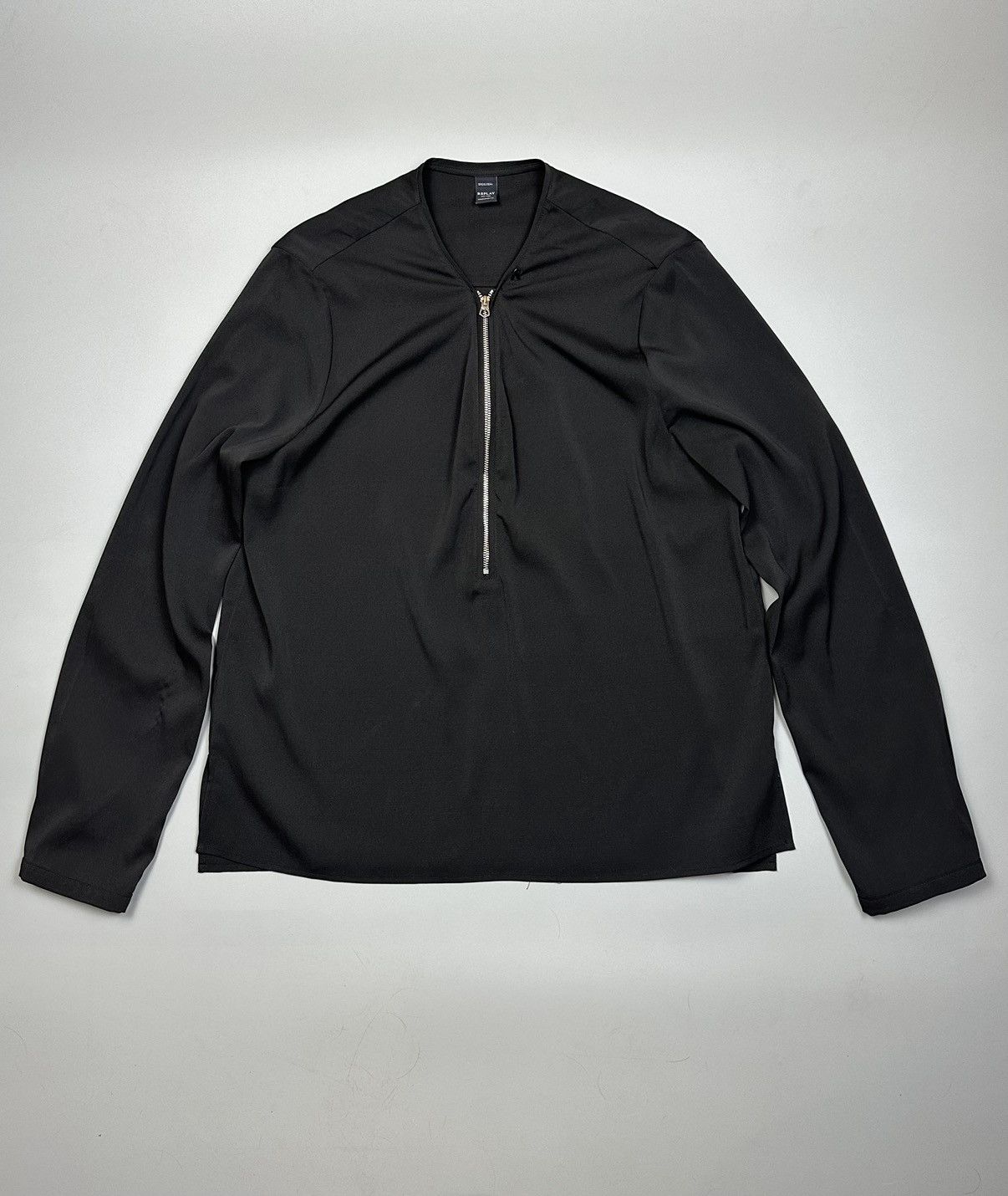 Replay Women's black zip blouse by Replay M-L 2241901 Size M / US 6-8 / IT 42-44 - 1 Thumbnail
