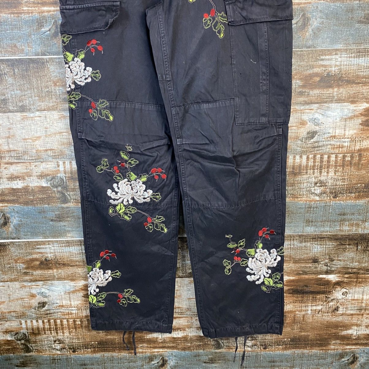 Japanese Brand DL Da Nang Dark Blue Cargo Multipocket Pants #C1206 Size US 30 / EU 46 - 6 Thumbnail