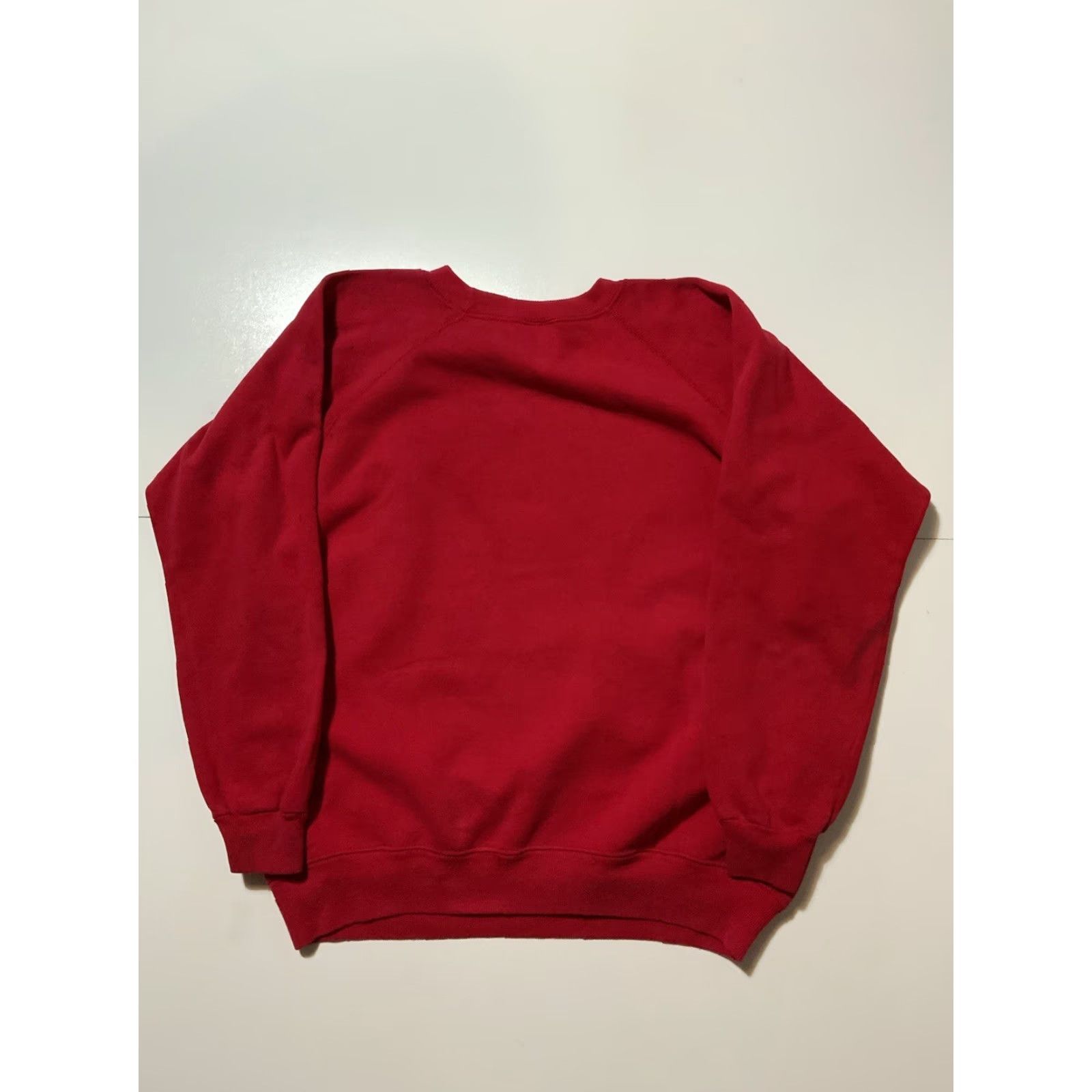Hanes VINTAGE Hanes Activewear Made In USA 50/50 Red Crewneck Sweatshirt XL Mens 90s Pullover Blank Size US XL / EU 56 / 4 - 2 Thumbnail