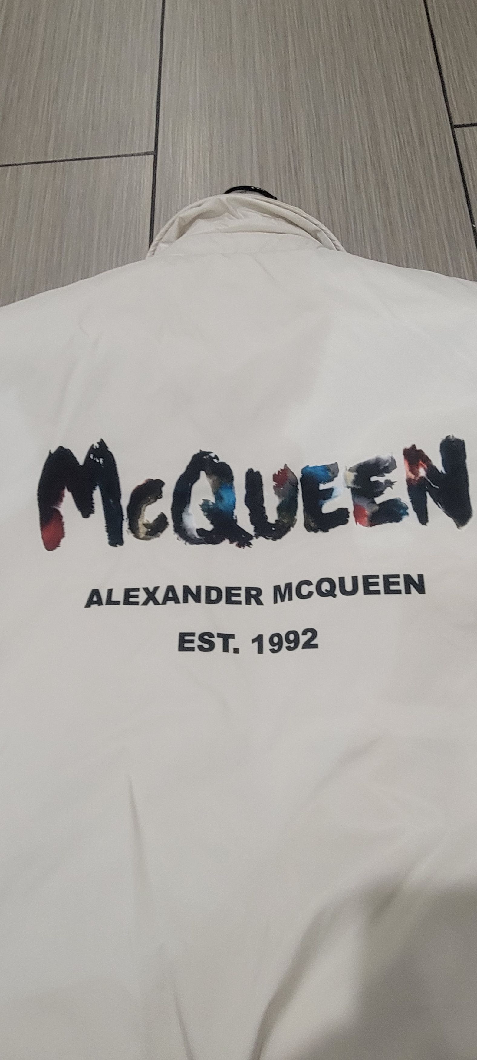 Alexander McQueen Graffiti Logo Blouson Jacket Size US M / EU 48-50 / 2 - 7 Thumbnail