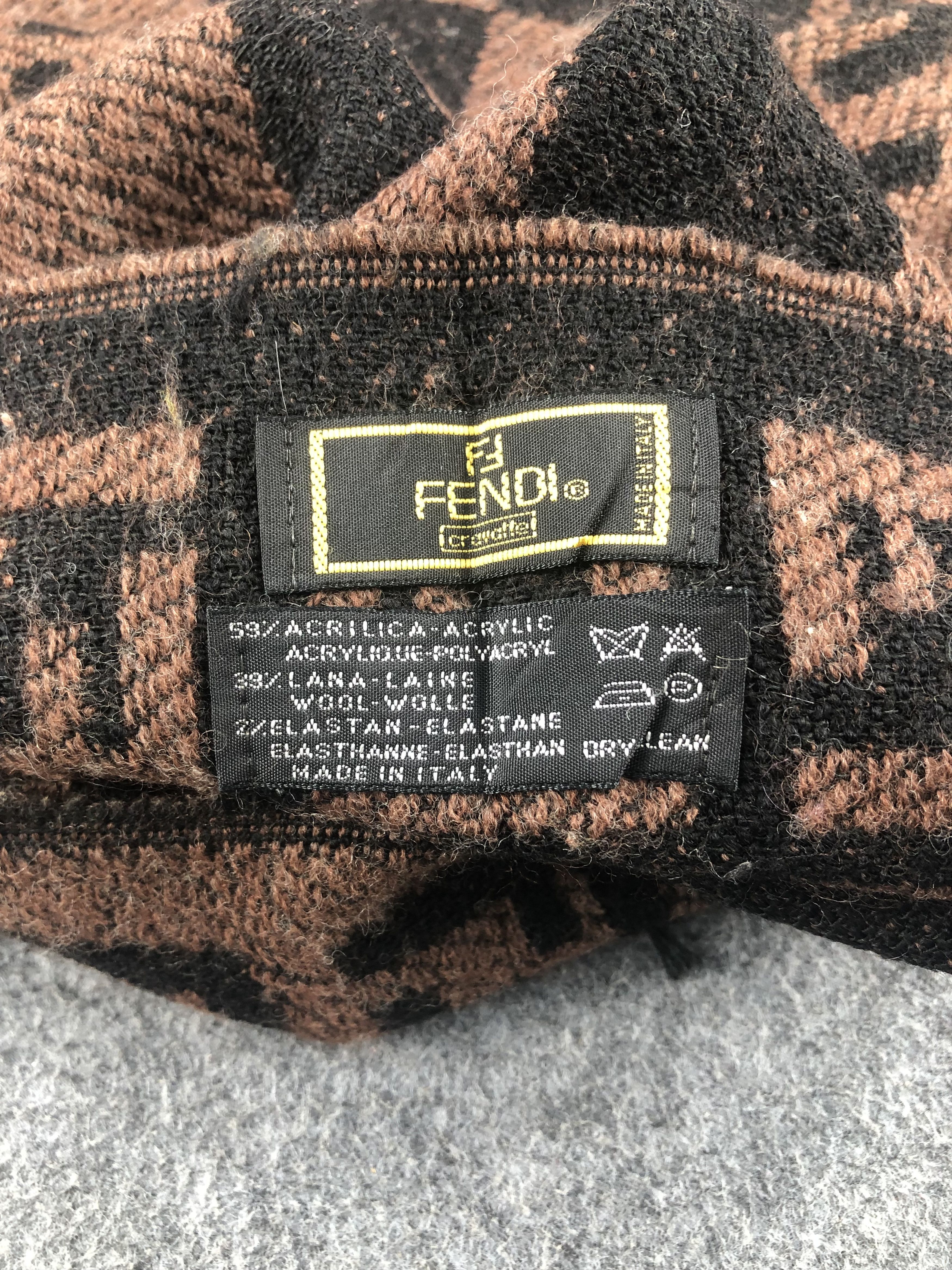 Fendi Fendi Monogram Scarf / Muffler / Neckwear Size ONE SIZE - 8 Thumbnail