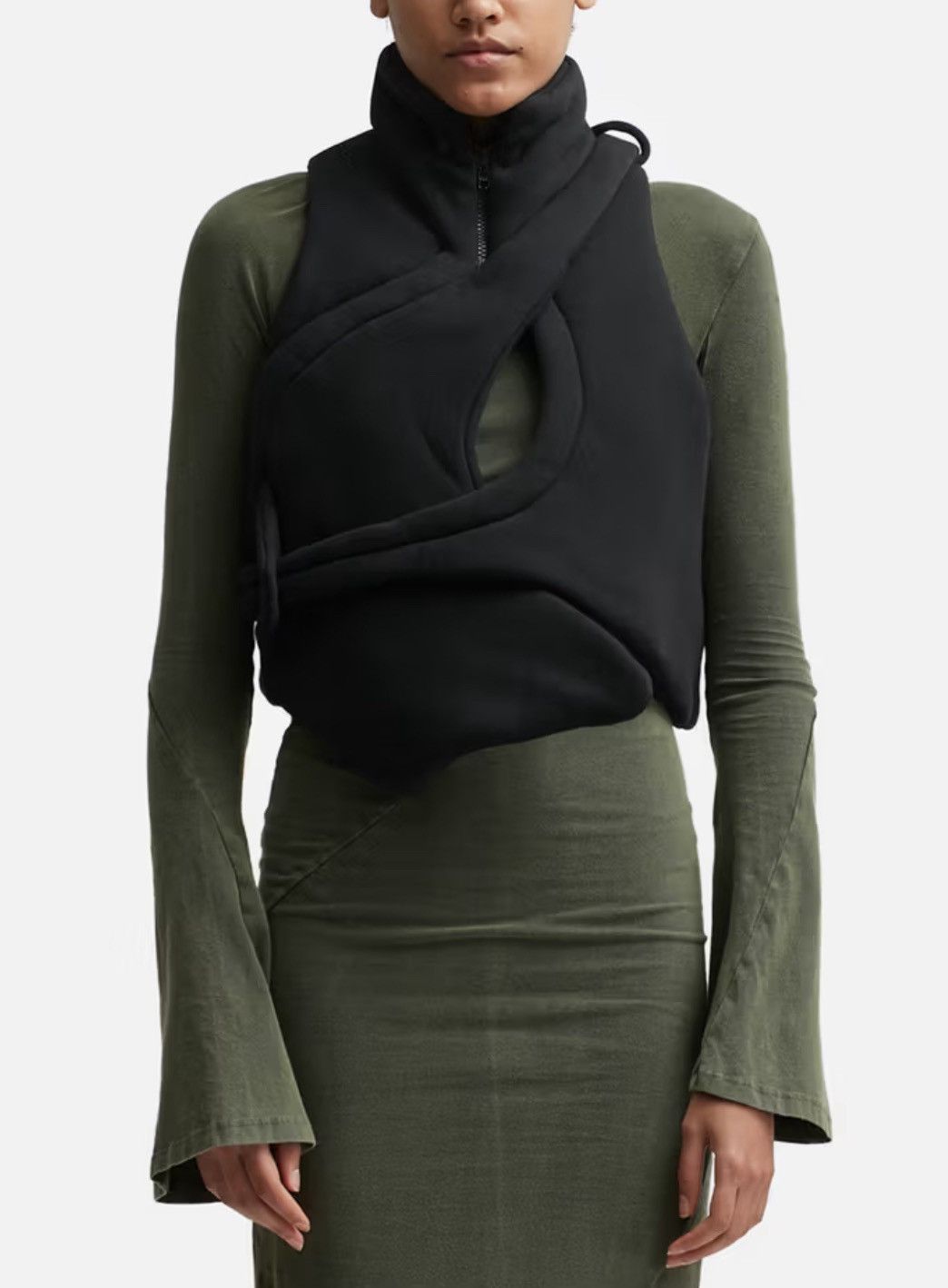 Ottolinger Rare Ottolinger Mock Neck Padded Vest Size XL / US 12-14 / IT 48-50 - 1 Thumbnail