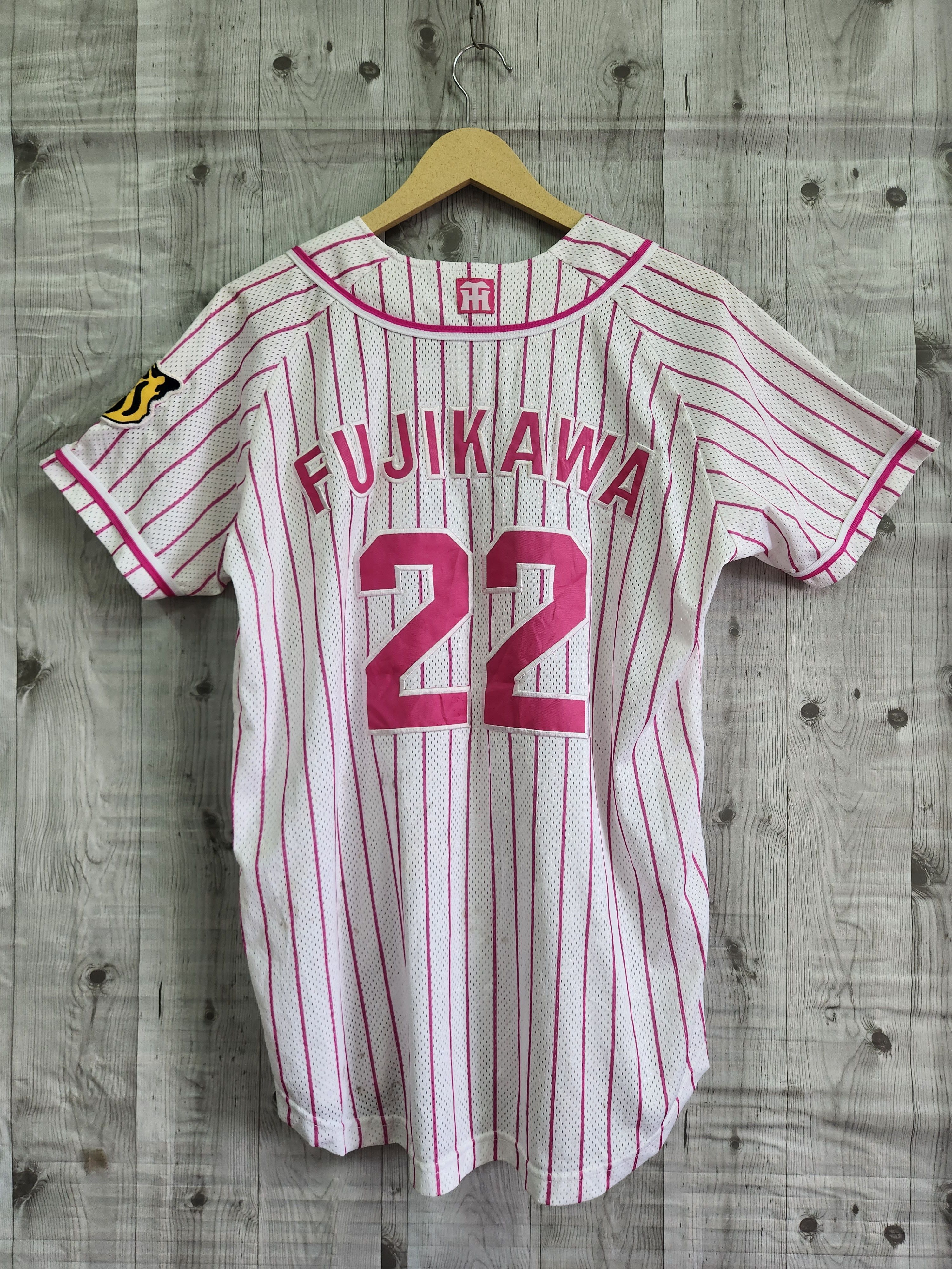 Japanese Brand × Vintage STEALS Hanshin Tigers Vintage Y2K Baseball Jersey 22 Japan Size US M / EU 48-50 / 2 - 2 Thumbnail