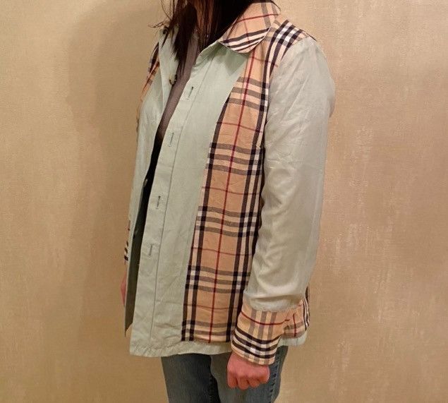 Burberry Burberry Nylon/Coton Nova Check Jacket x Vintage x Luxury Size S / US 4 / IT 40 - 9 Thumbnail