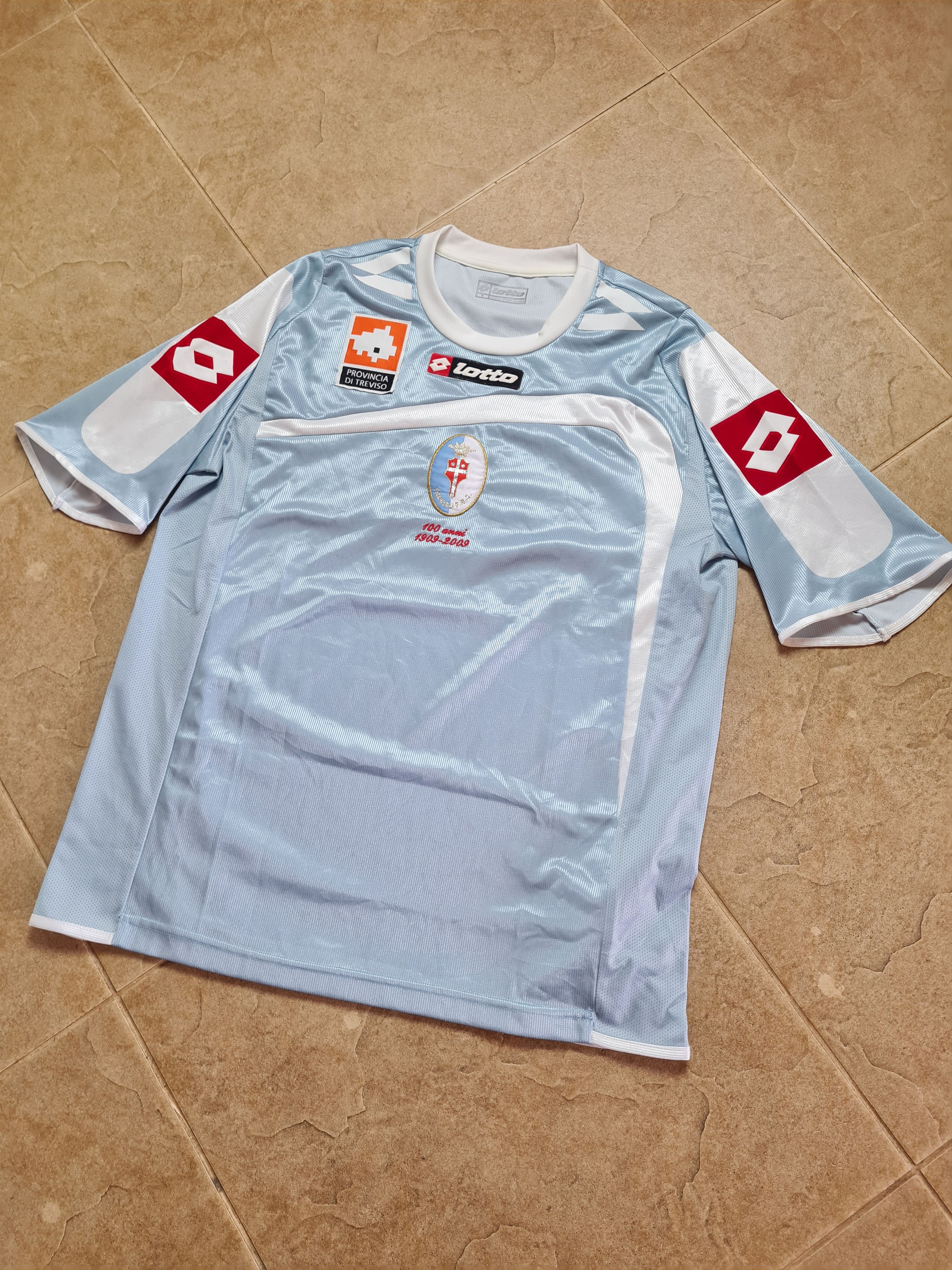 Lotto Sport TREVISO 2008-09 centenary football shirt Lotto Italy maglia Size US S / EU 44-46 / 1 - 4 Thumbnail