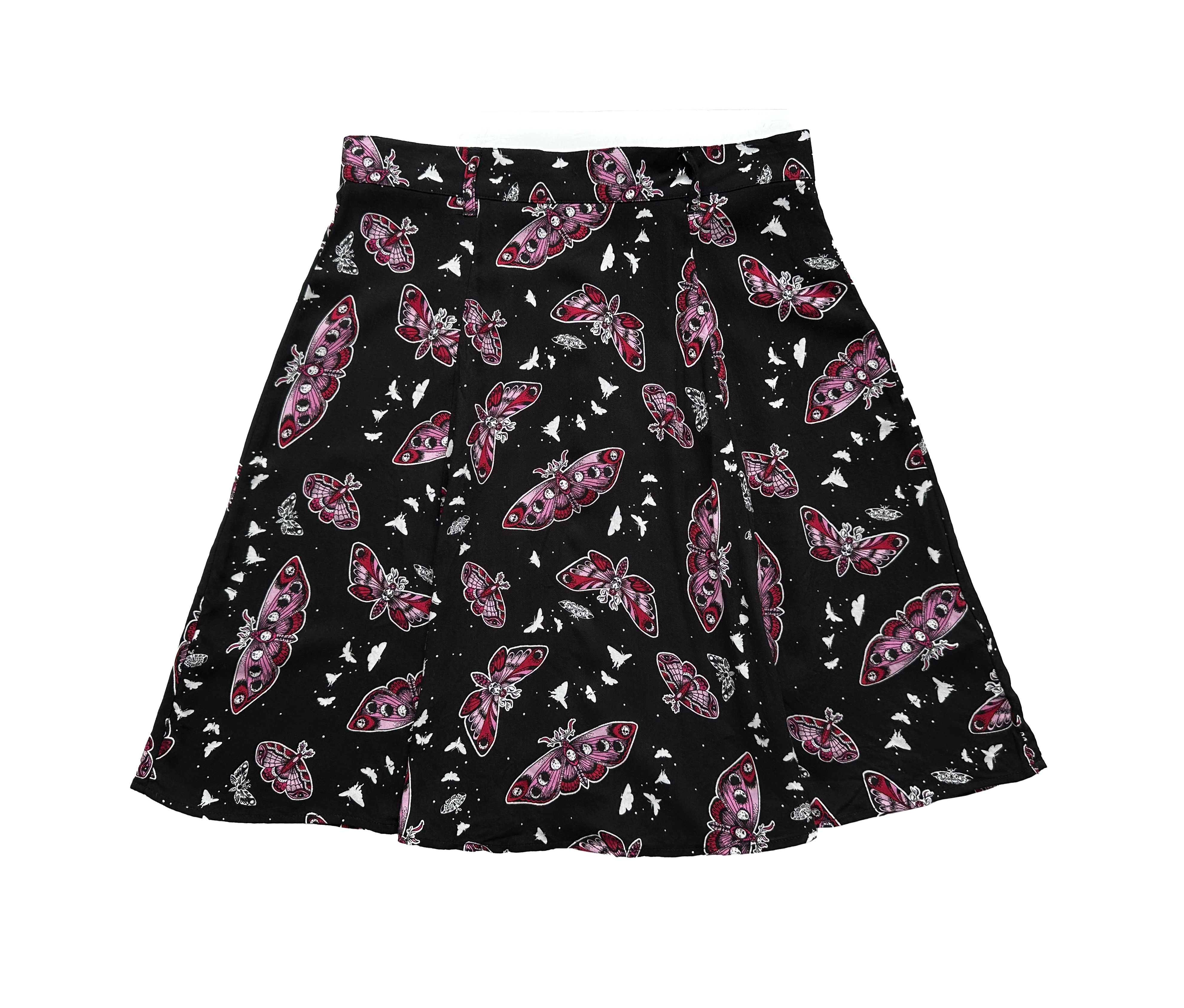 Other Hell Bunny black moth skirt Size 28" / US 6 / IT 42 - 1 Thumbnail
