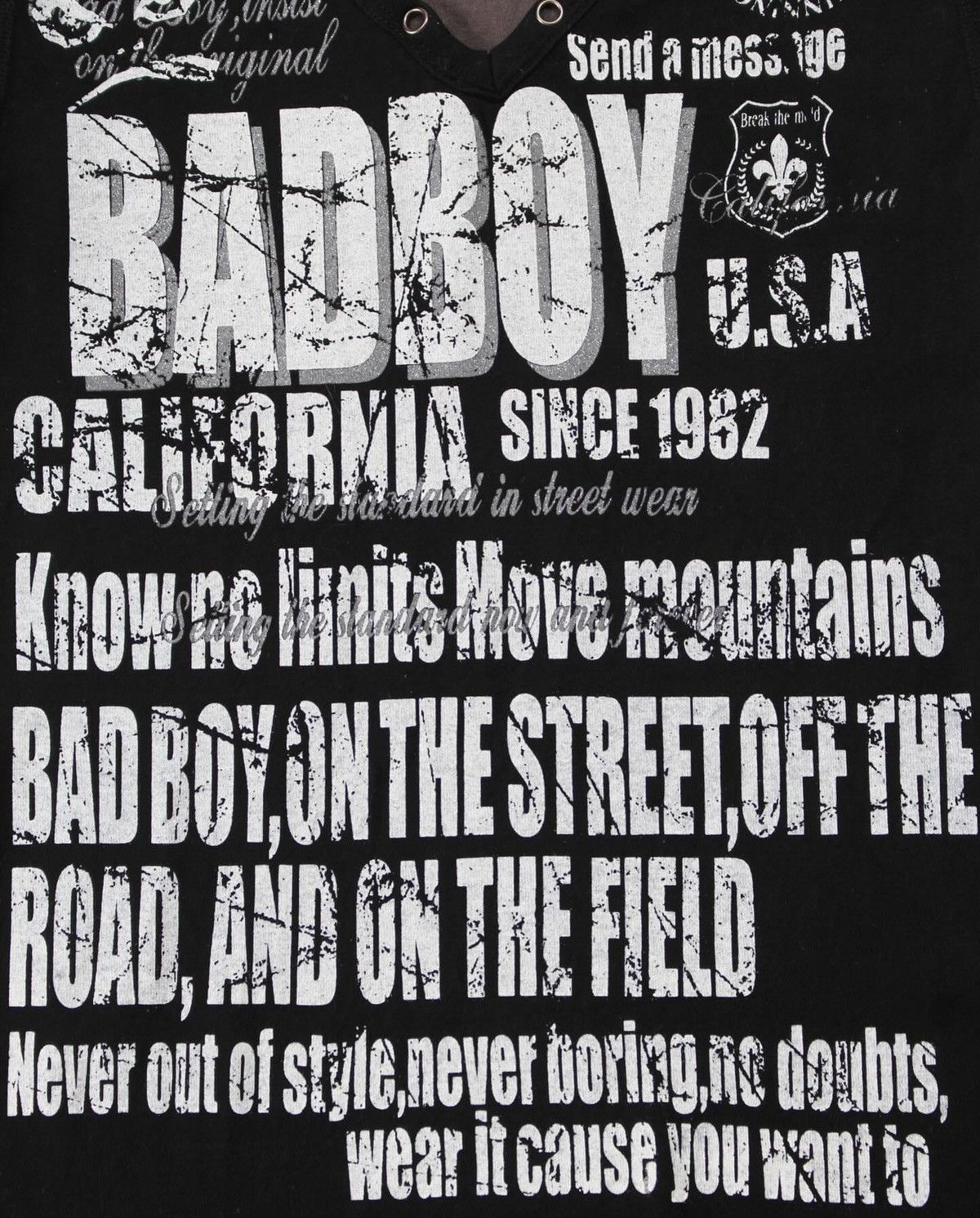 Hysteric Glamour 2000S BAD BOY V NECK SLEEVELESS Size US M / EU 48-50 / 2 - 3 Thumbnail