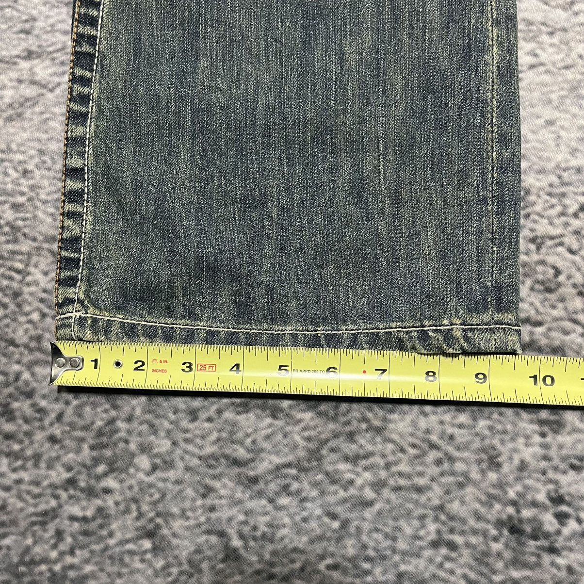 Marc Ecko VINTAGE Y2K MARC ECKO BOOTCUT GRUNGE EMBROIDERED JEANS 34x32 Size US 34 / EU 50 - 17 Thumbnail