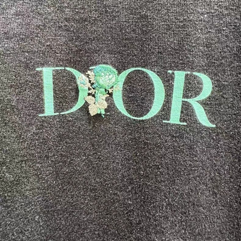 Dior Dior Floral Logo Short Sleeve T-2505 Size US L / EU 52-54 / 3 - 2 Thumbnail