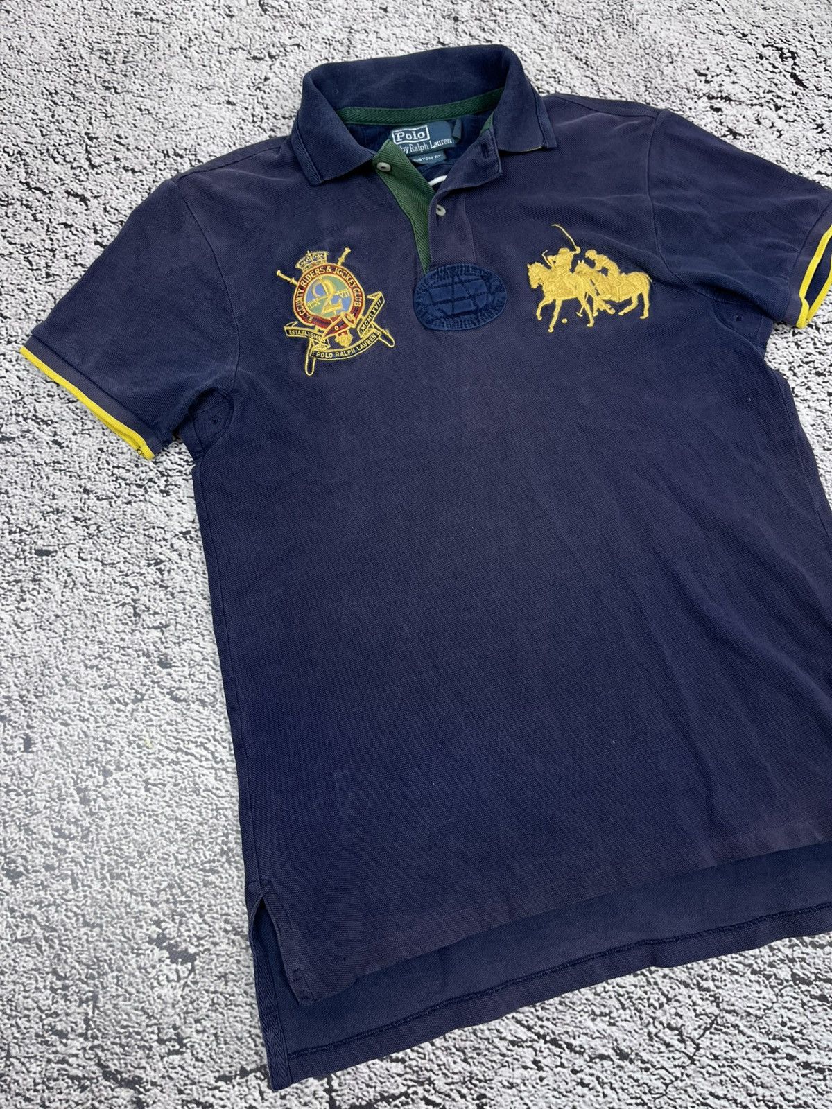 Ralph Lauren Polo Ralph Lauren Faded Logo Polo Chief Keef Style Size S Size US S / EU 44-46 / 1 - 3 Thumbnail