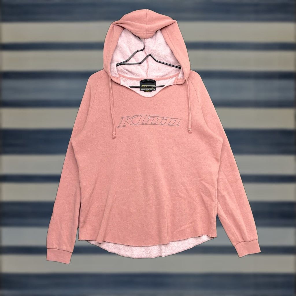 Honda KLIM Hoodie Womens Medium Huntley Pullover Raspberry-Asphalt Pink Honda Sports Shirt Cropped Pullover 1/4 Zip Logo Womens Activewear Casual Size M / US 6-8 / IT 42-44 - 1 Thumbnail