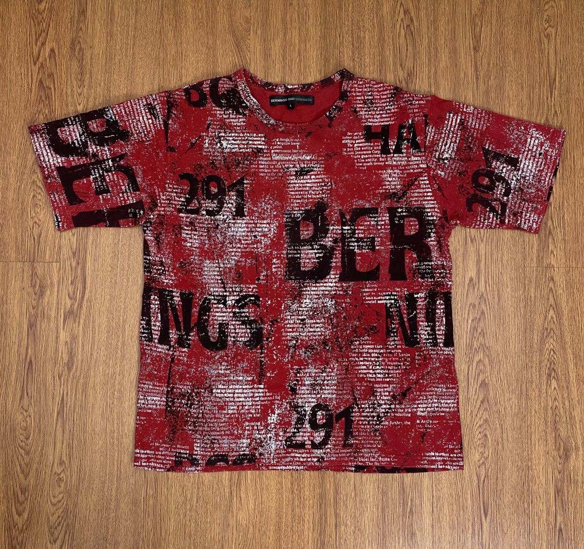 If Six Was Nine × Japanese Brand × Le Grande Bleu (L.G.B.) Berning sho poem t-shirt Size US L / EU 52-54 / 3 - 2 Thumbnail