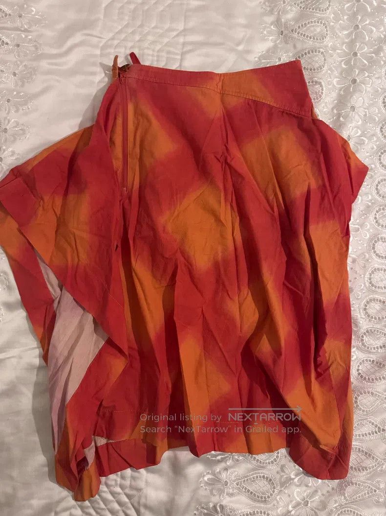 Vivienne Westwood Vivienne Westwood size 2 Vintage Orange Asymmetrical Skirt Size 24" / US 00 / IT 34 - 5 Thumbnail