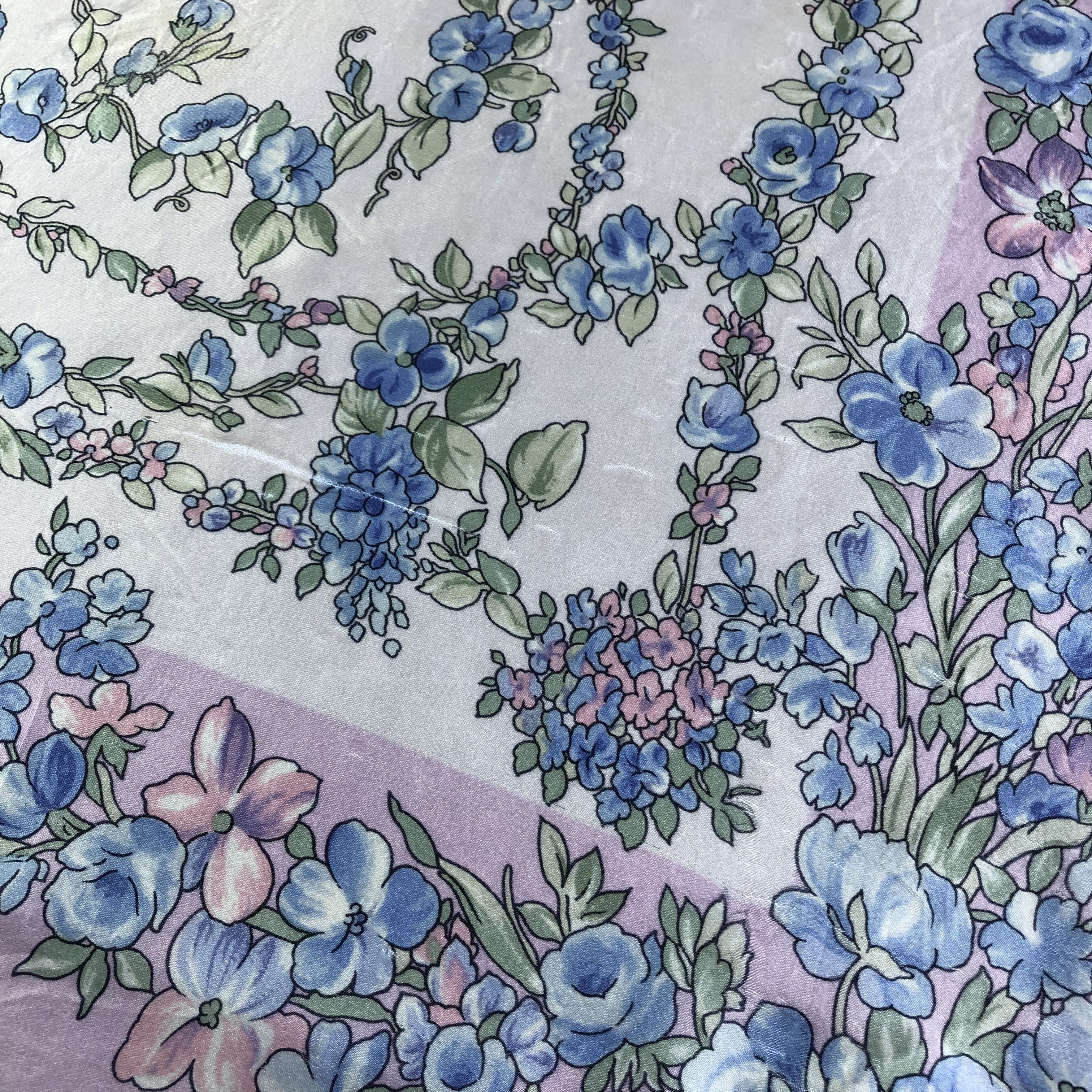 Vintage Vintage Silk Scarf Size ONE SIZE - 8 Thumbnail