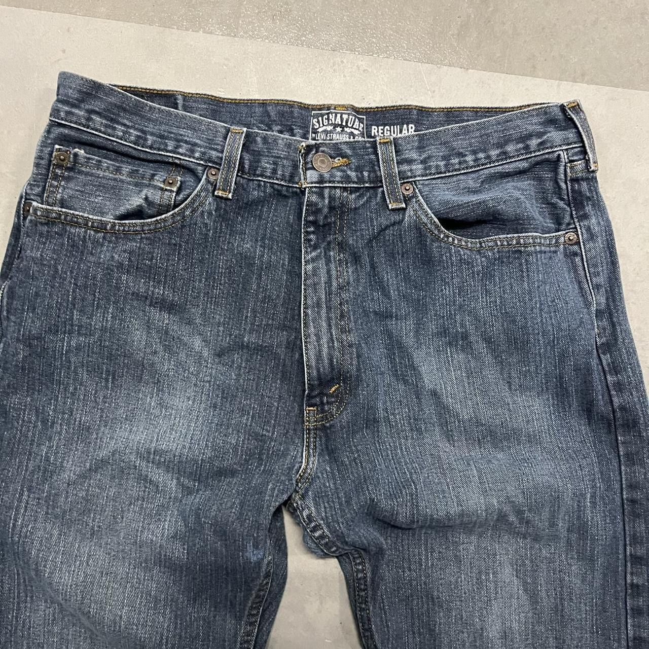 Levi's Crazy Vintage Y2K/2000s Dark wash Essential Levis Denim Jeans! Size US 36 / EU 52 - 2 Thumbnail