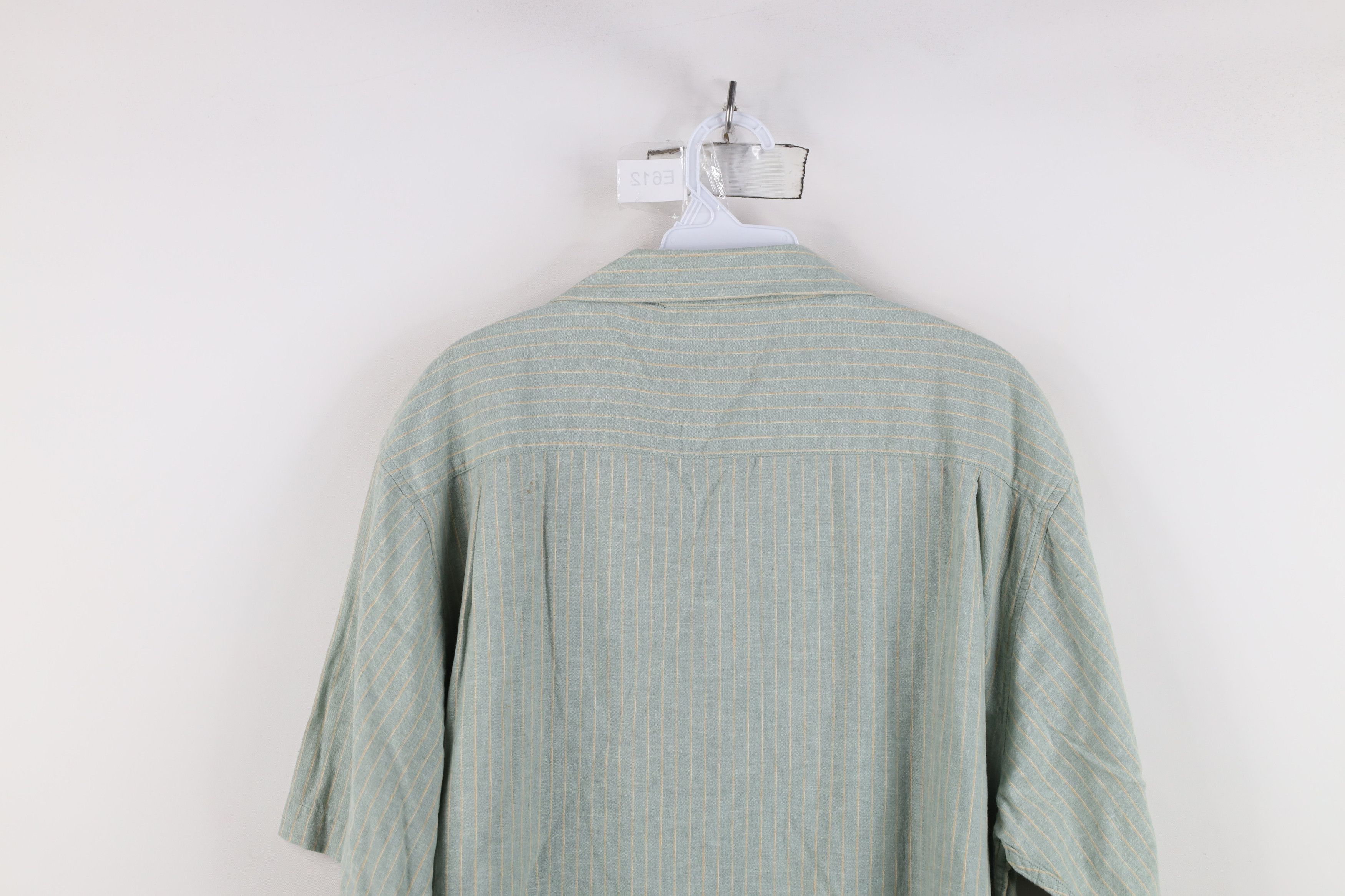 Vintage Vintage 90s Streetwear Striped Short Sleeve Button Shirt Size US XL / EU 56 / 4 - 12 Thumbnail