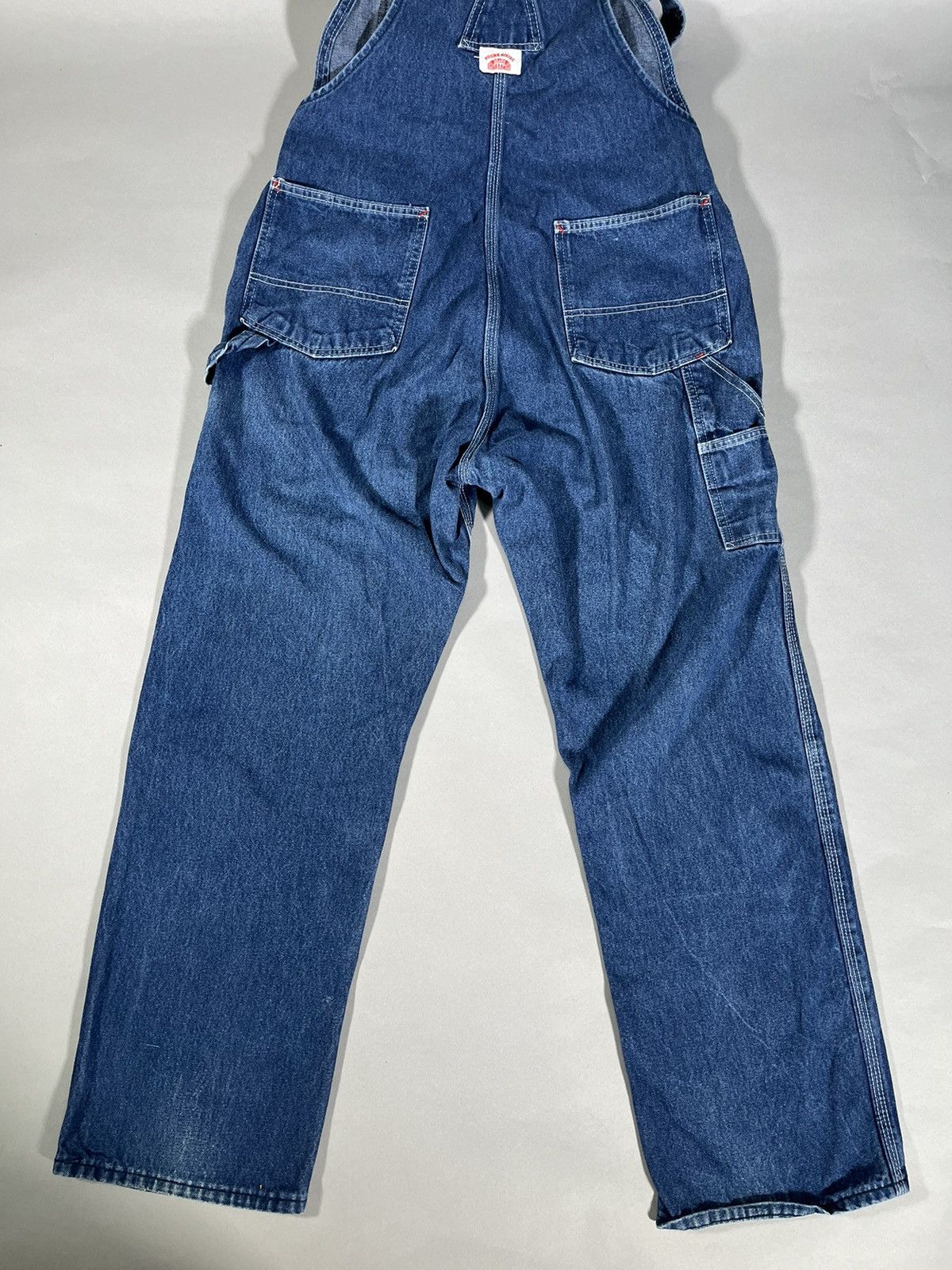 Other Rare Vintage Workers Round House Denim Overalls Size US 32 / EU 48 - 9 Thumbnail