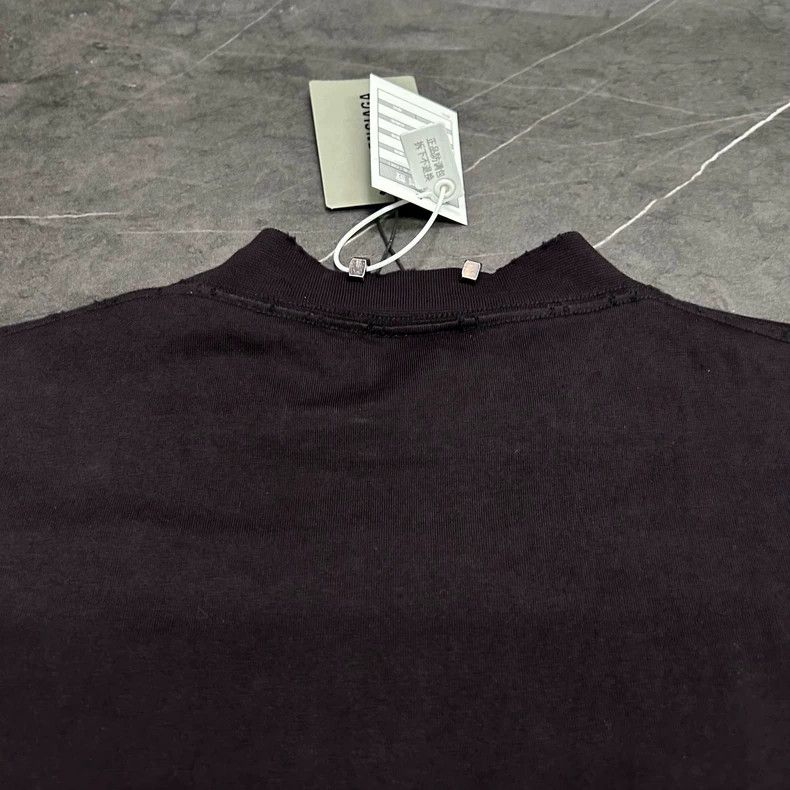 Balenciaga Balenciaga Washed Black Perforated Iron Sheet Short Sleeve Size US S / EU 44-46 / 1 - 5 Thumbnail