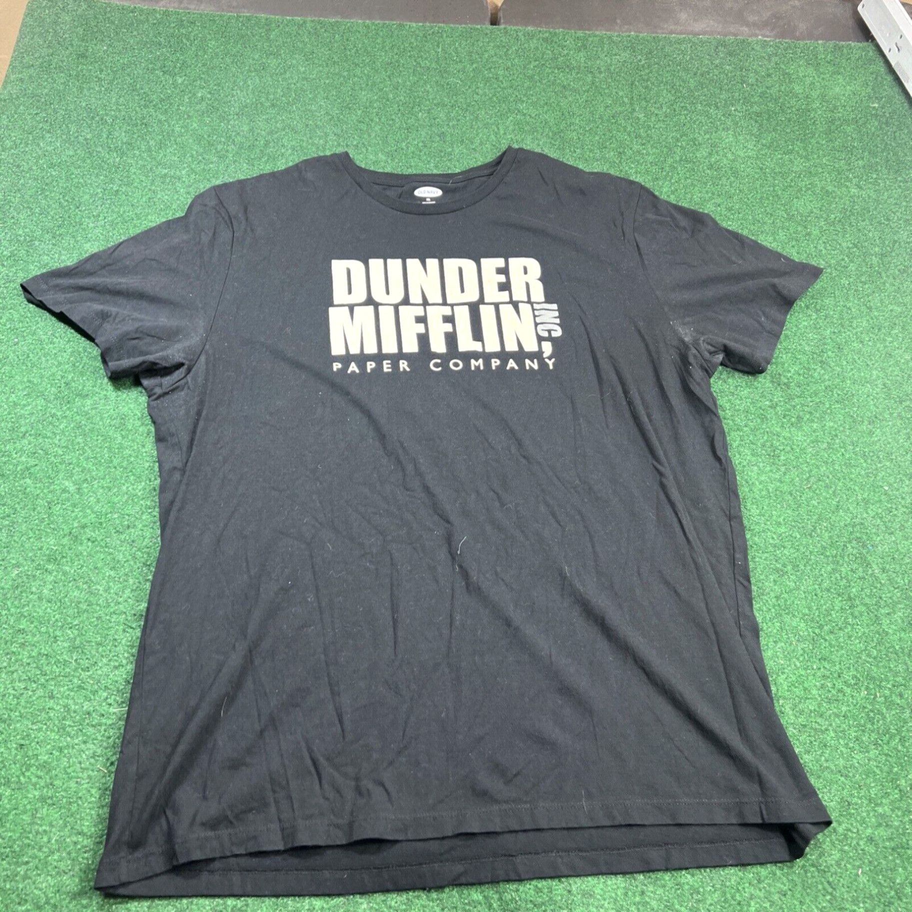 Old Navy The Office Shirt Mens XXL 2XL Black TV Show Series Dunder Mifflin Paper Old Navy Size US XXL / EU 58 / 5 - 1 Thumbnail