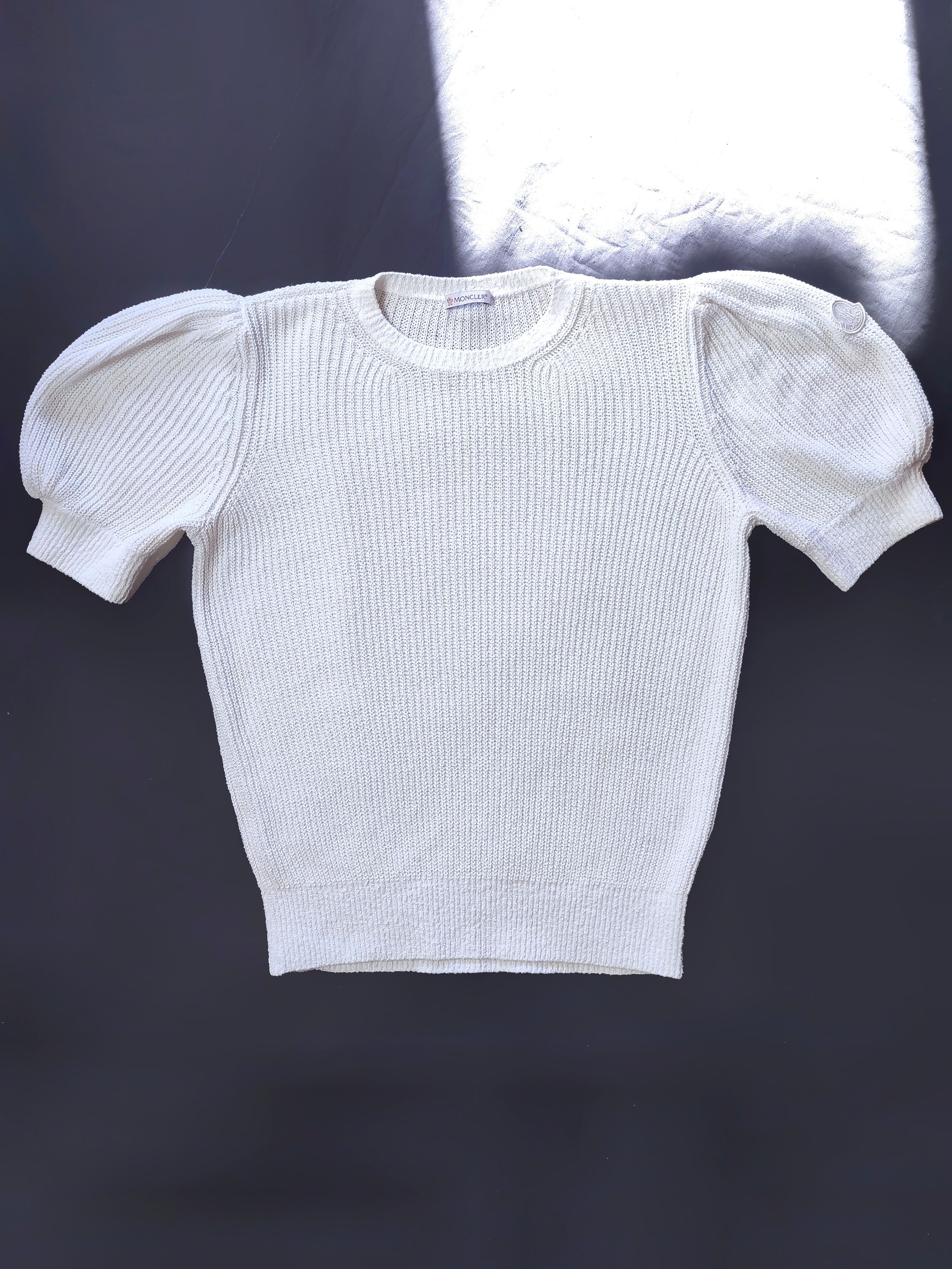Moncler Moncler Puff Sleeve Knit Jumper T-shirt Size M / US 6-8 / IT 42-44 - 6 Thumbnail