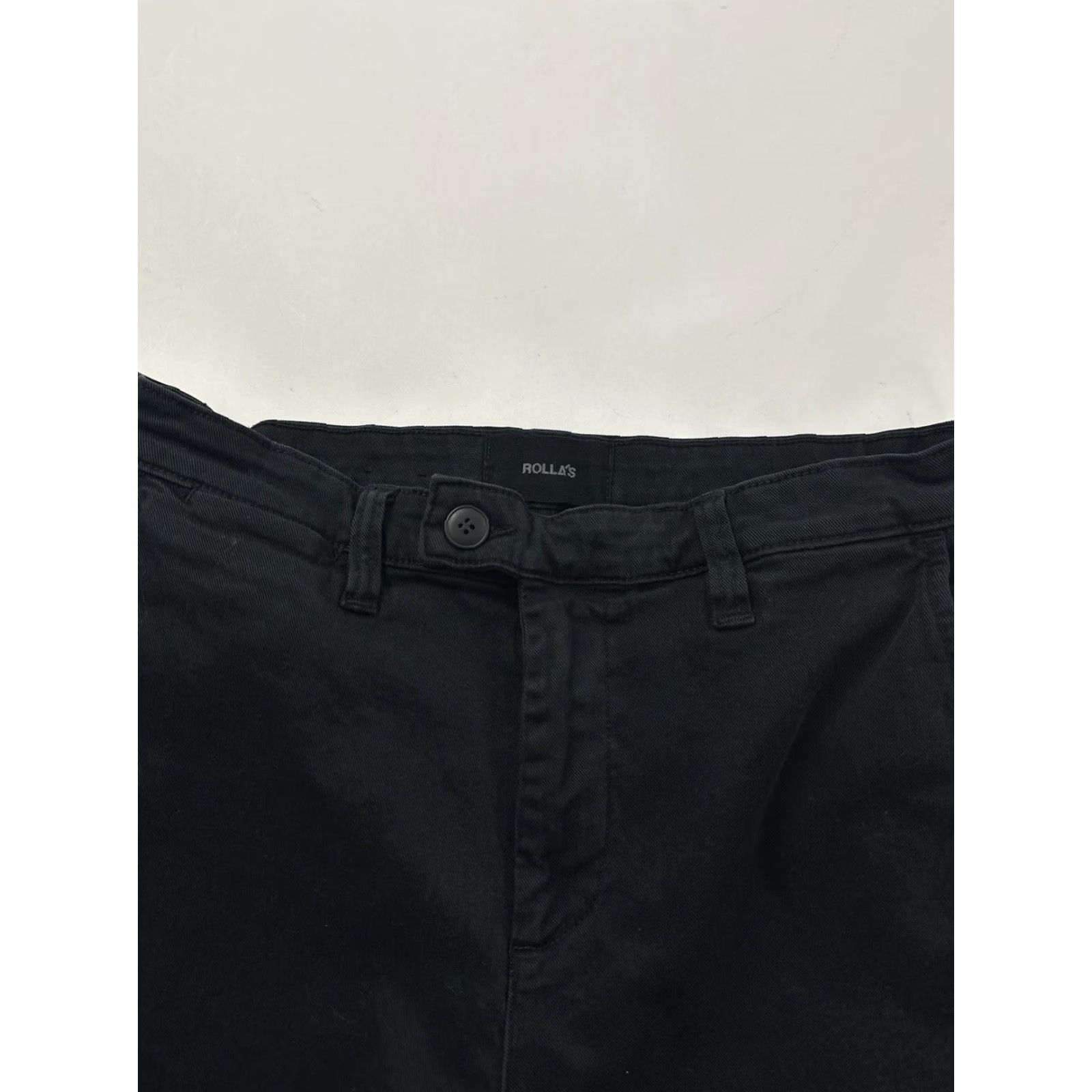 Vintage Rollas Pants Mens 31 Black Relaxo Relaxed Fit Straight Size US 31 - 4 Thumbnail