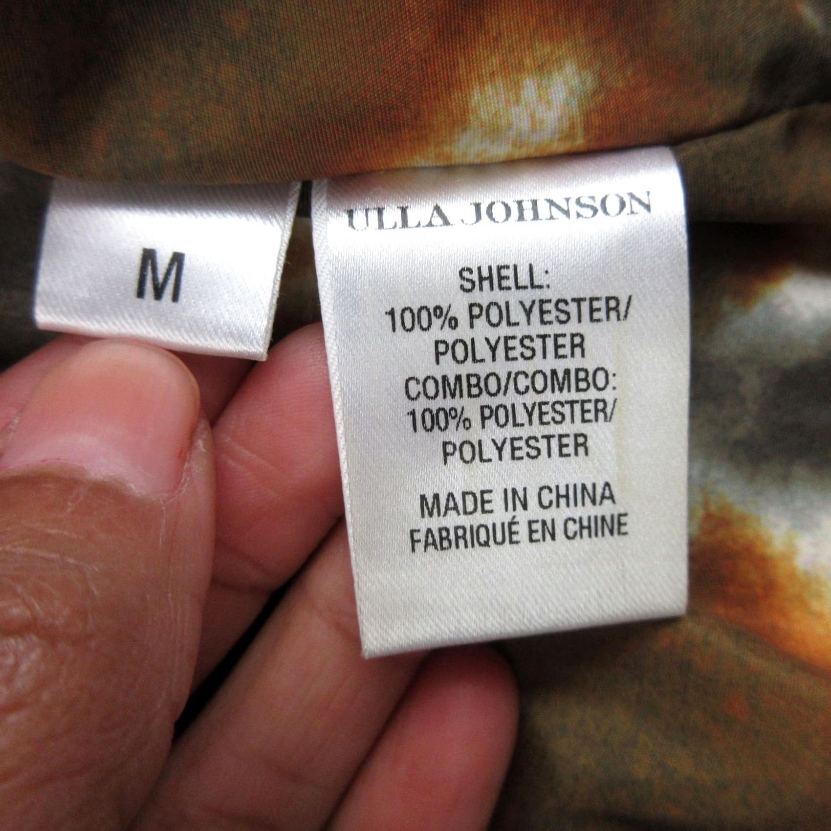 Ulla Johnson Ulla Johnson Jacket Womens M Brown Geometric Puffer Snap Collared Print Size M / US 6-8 / IT 42-44 - 7 Thumbnail