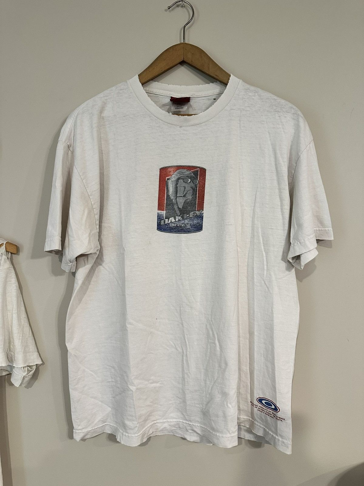 Oakley Thrashed 00s Oakley Product of Mad Science T-shirt Size US XL / EU 56 / 4 - 1 Thumbnail