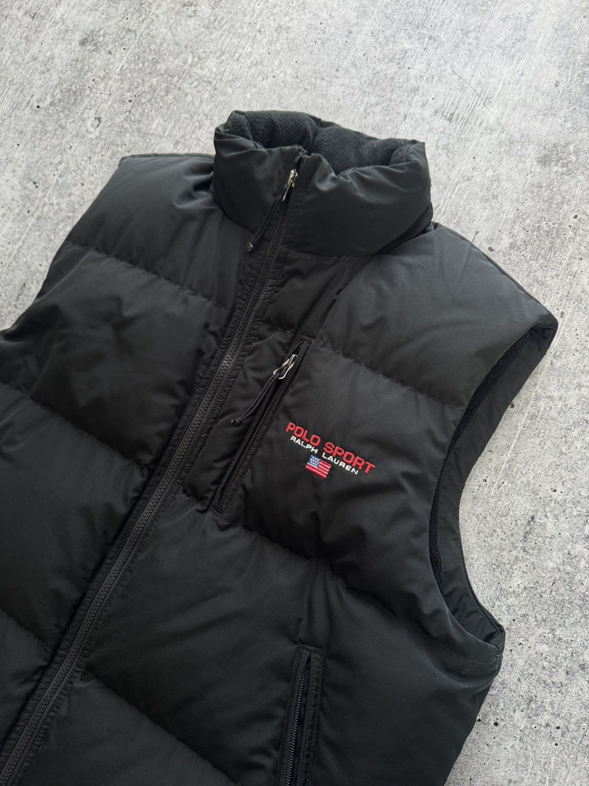 Polo Ralph Lauren Vintage Polo Ralph Lauren Sport Down Vest Black Size L Size US L / EU 52-54 / 3 - 4 Thumbnail