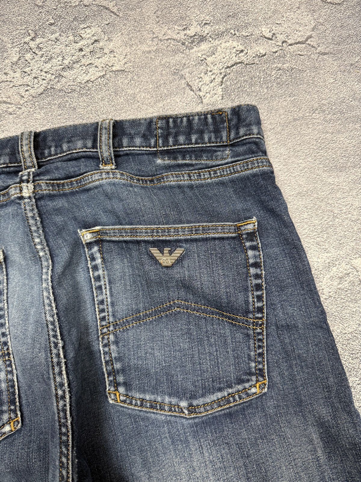 Armani × Vintage Armani Jeans Vintage Mens Denim Pants Jeans Size US 36 / EU 52 - 11 Thumbnail