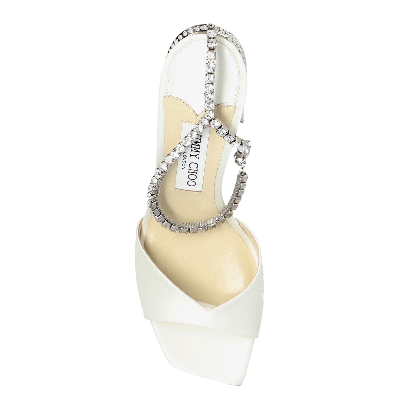 Jimmy Choo JIMMY CHOO 'Saeda' White Platform Sandals New & Authentic (W Size US 8.5 / IT 38.5 - 4 Thumbnail