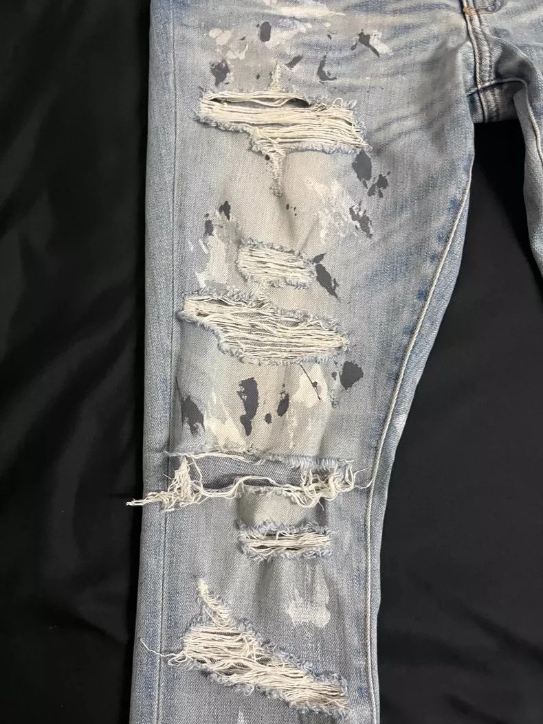 Amiri Amiri 17SS Super Destroy Painter Jean 2502-Nextarrow Size US 30 / EU 46 - 2 Thumbnail