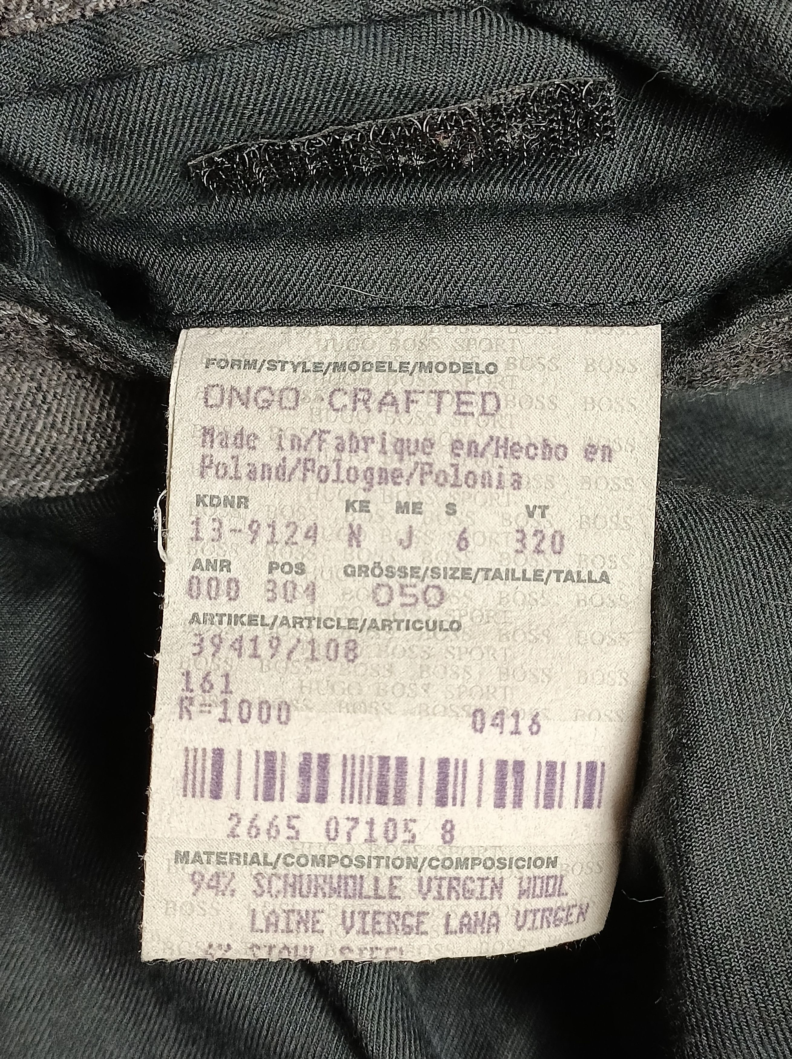 Hugo Boss Hugo Boss Limited Edition Handcrafted Wool Blazer EU 50 Size 40R - 14 Thumbnail