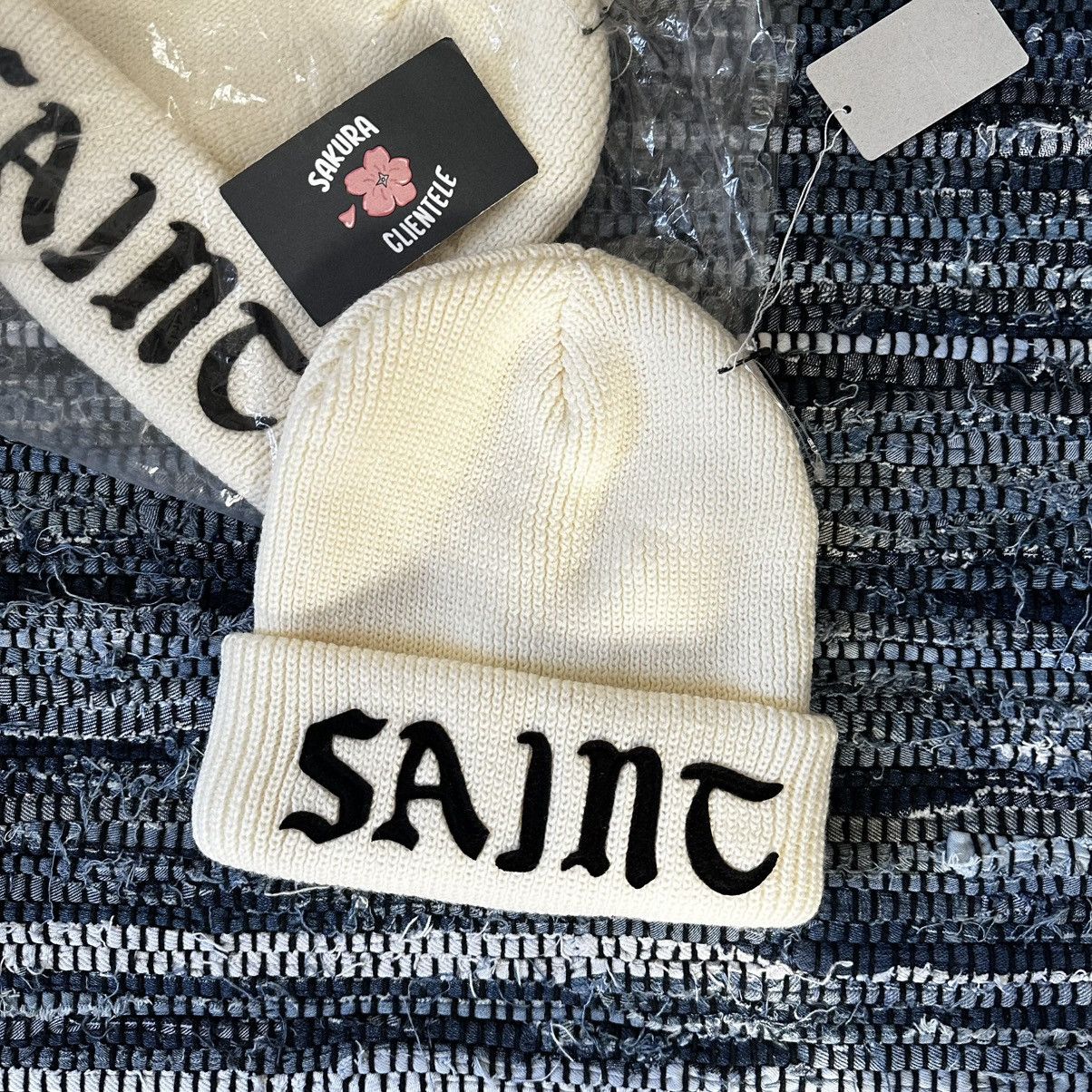 Saint Michael Mxxxxxx Beanie (White)