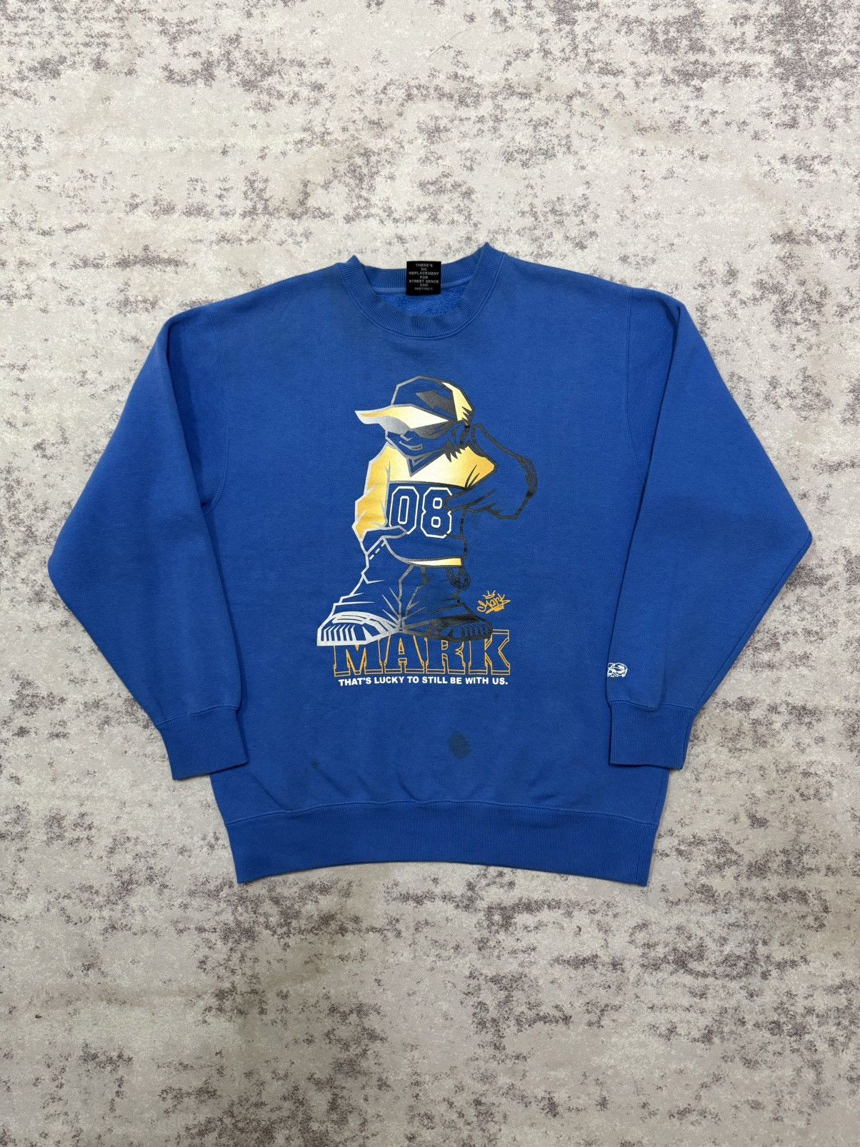 Japanese Brand Vintage Y2k Grass Hither Mark Graphic Sweatshirt Size US L / EU 52-54 / 3 - 3 Thumbnail