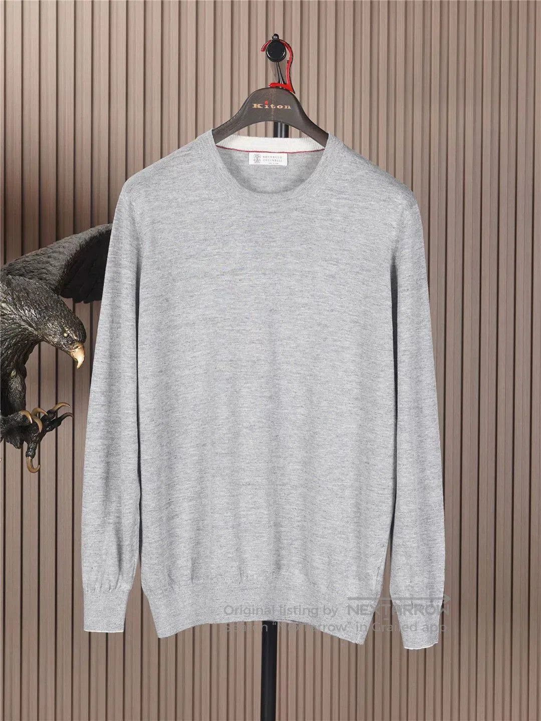 Brunello Cucinelli Brunello Cucinelli Men's Knit Sweater. Size US XL / EU 56 / 4 - 1 Thumbnail