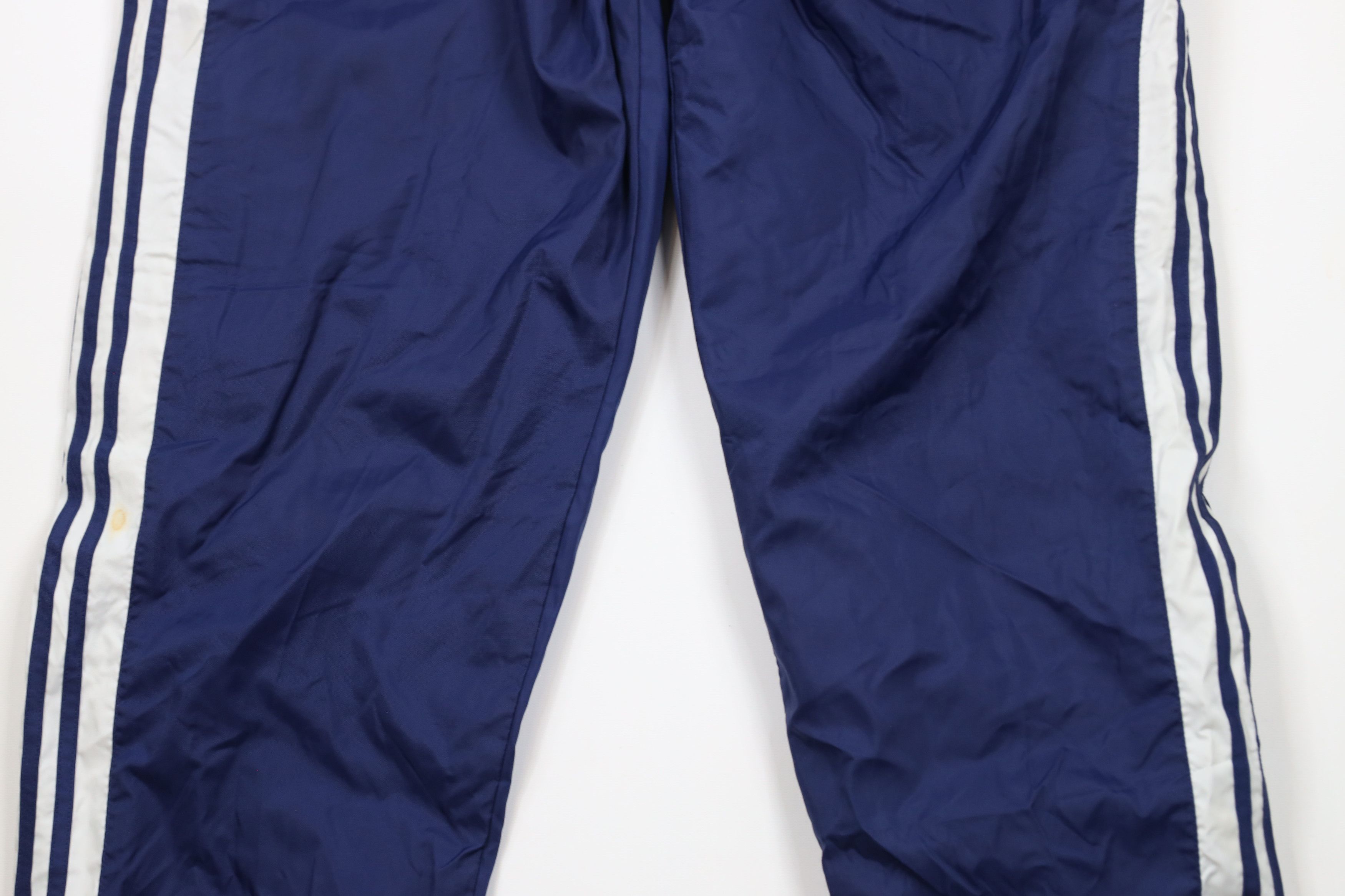 Adidas × Vintage Vintage 90s Adidas Spell Striped Lined Joggers Pants Blue Size US 40 / EU 56 - 3 Thumbnail