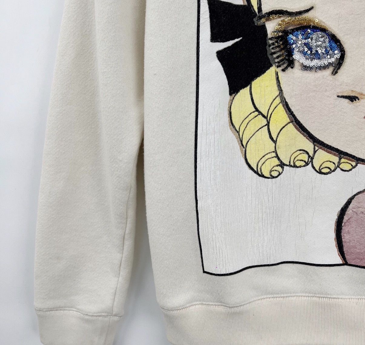 Gucci Gucci/Fairy Sequin Embroidered Sweatshirt K12 Size S / US 4 / IT 40 - 5 Thumbnail