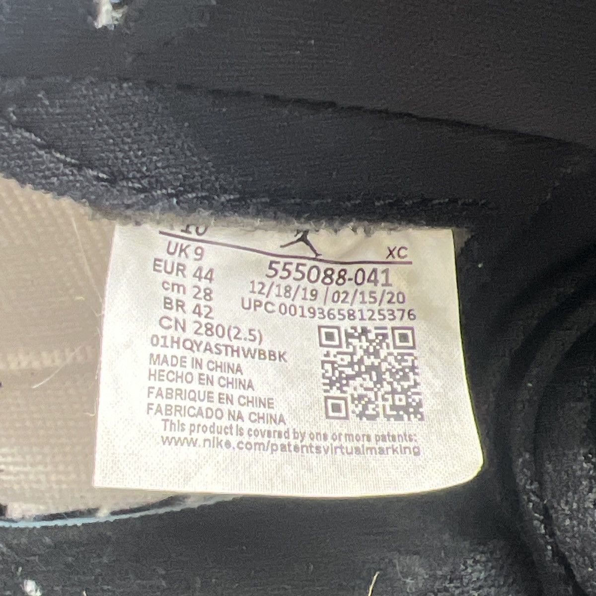 Nike Air Jordan 1 high Royal toe Size US 10 / EU 43 - 9 Thumbnail