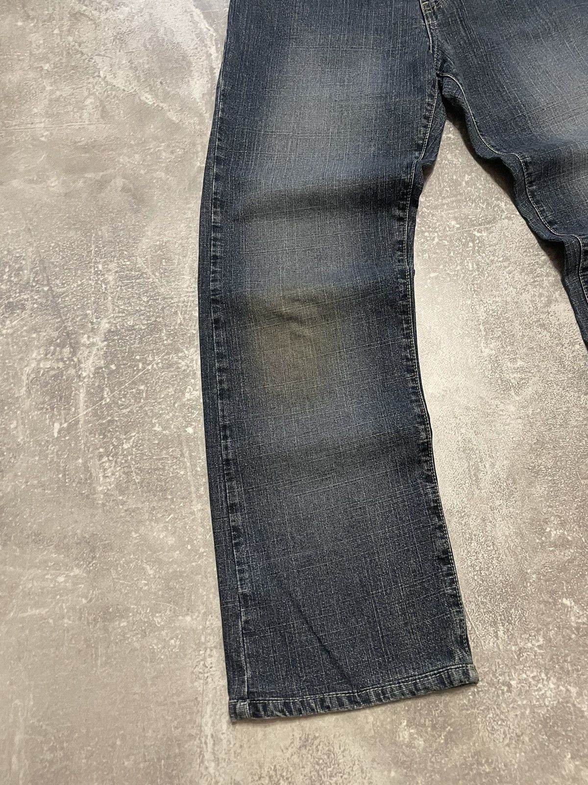 Armani Vintage Armani Jeans Metal Logo Distressed Denim Jeans Size US 34 / EU 50 - 10 Thumbnail