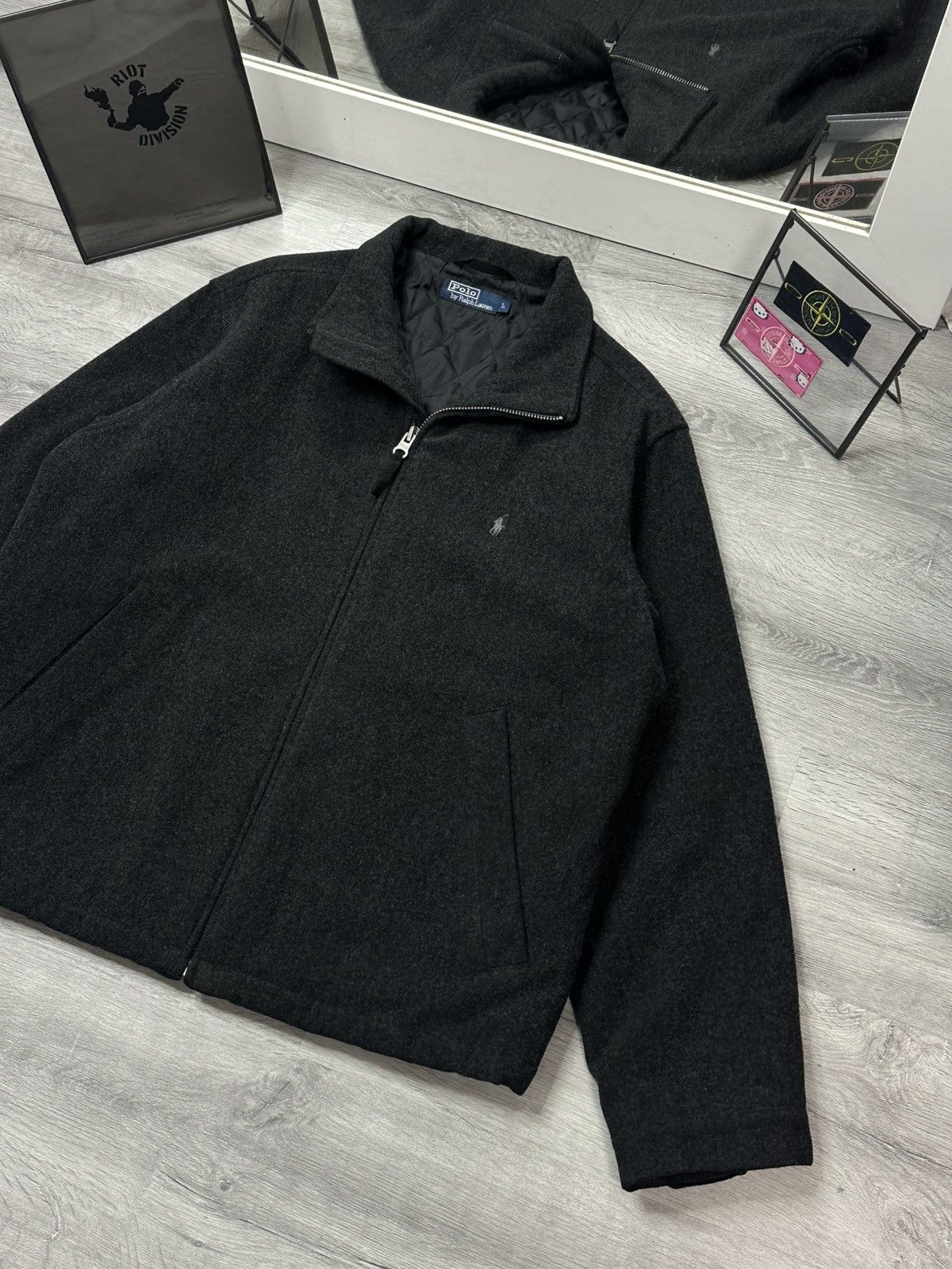 Polo Ralph Lauren × Vintage Polo Ralph Lauren vintage wool bomber jacket Size US L / EU 52-54 / 3 - 10 Thumbnail