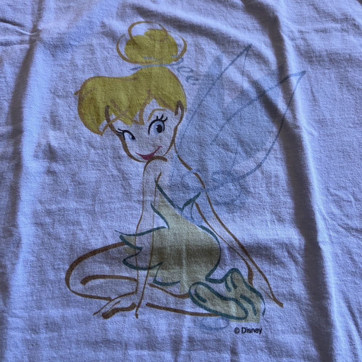 Disney Vintage Disney Peter Pan Tinker Bell sitting shirt Size US L / EU 52-54 / 3 - 2 Thumbnail