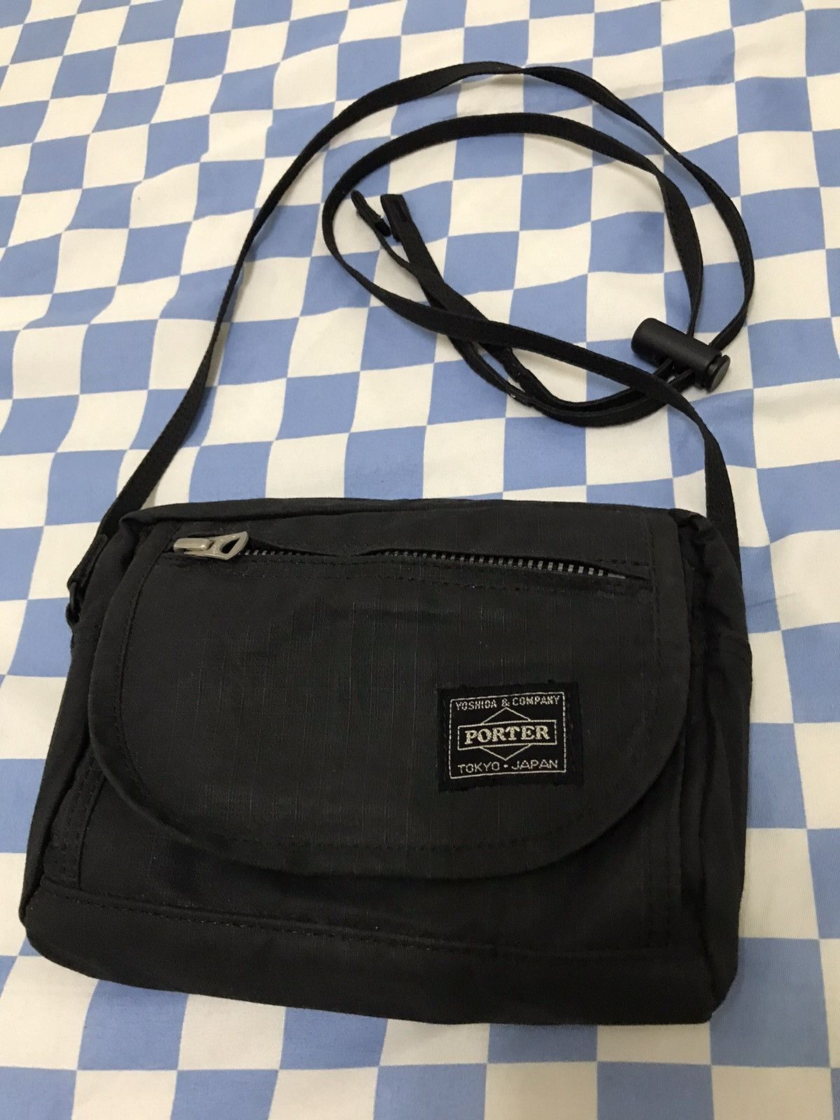 Japanese Brand × Porter Porter Japan Black Mini Sling Pouch Bag Size ONE SIZE - 4 Thumbnail