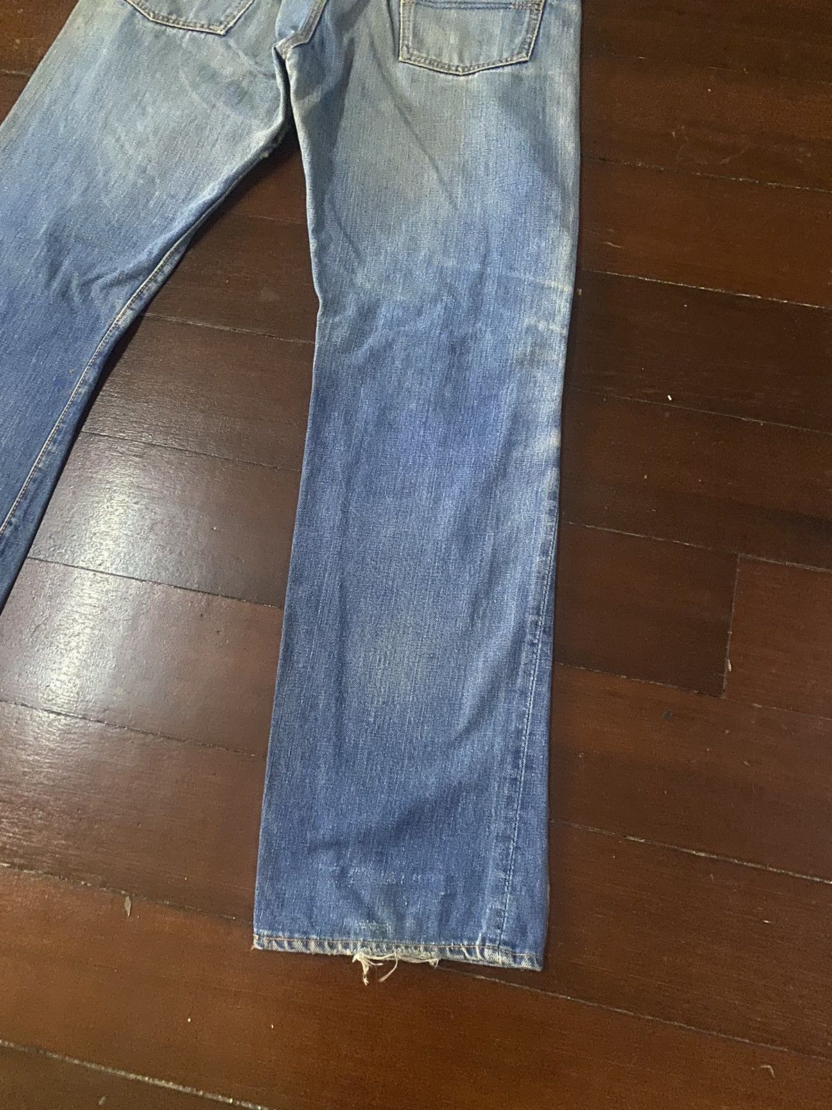 Vintage Fire 🔥 vintage 90s BIG STONE distressed denim rework Size US 32 / EU 48 - 14 Thumbnail