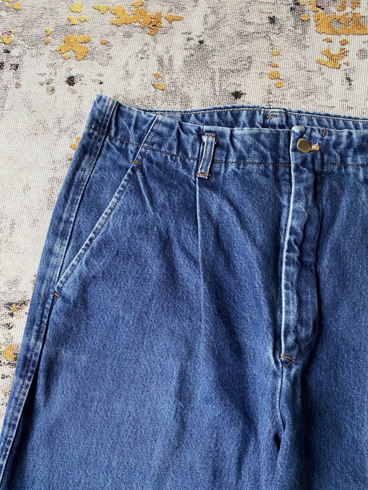 Comme des Garcons Homme Vintage 80’s Comme Des Garcons Homme Cropped Baggy Jeans Size US 31 - 8 Thumbnail