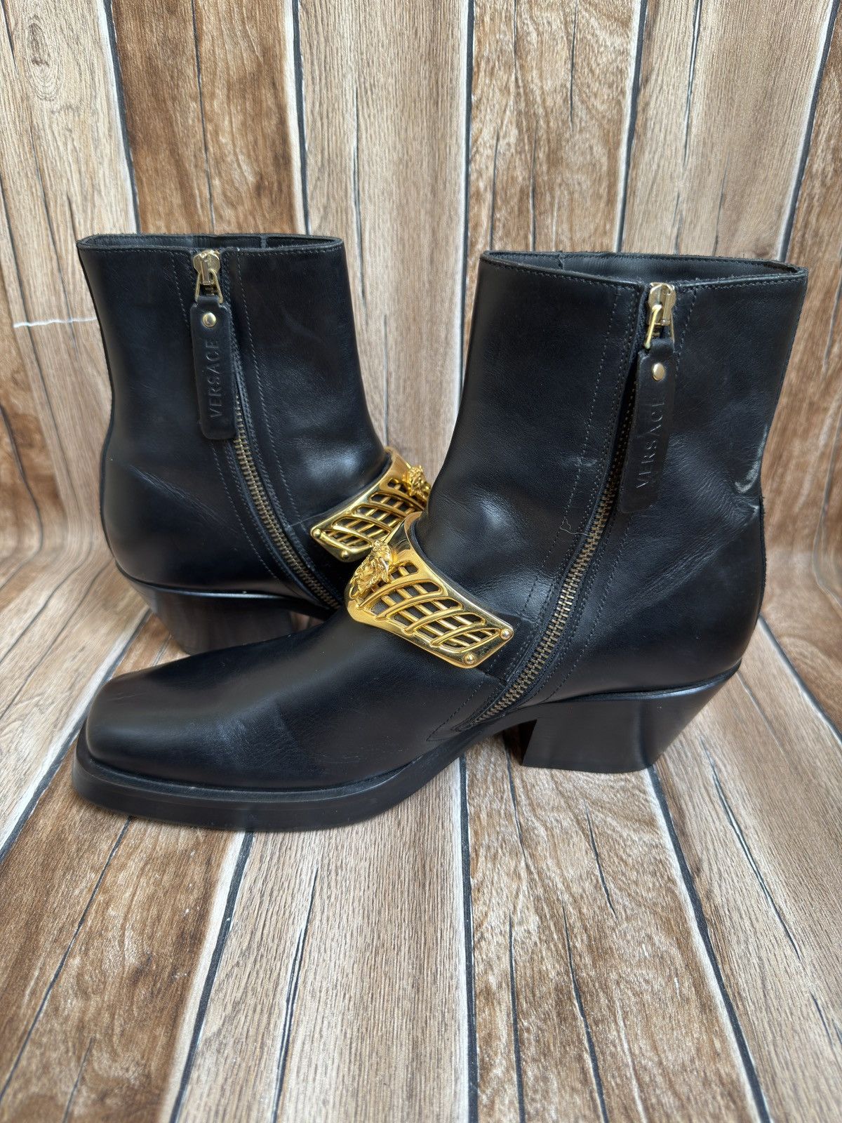 Versace 🔥🔥fw14 Western cowboy boots Size US 7.5 / EU 40-41 - 9 Thumbnail