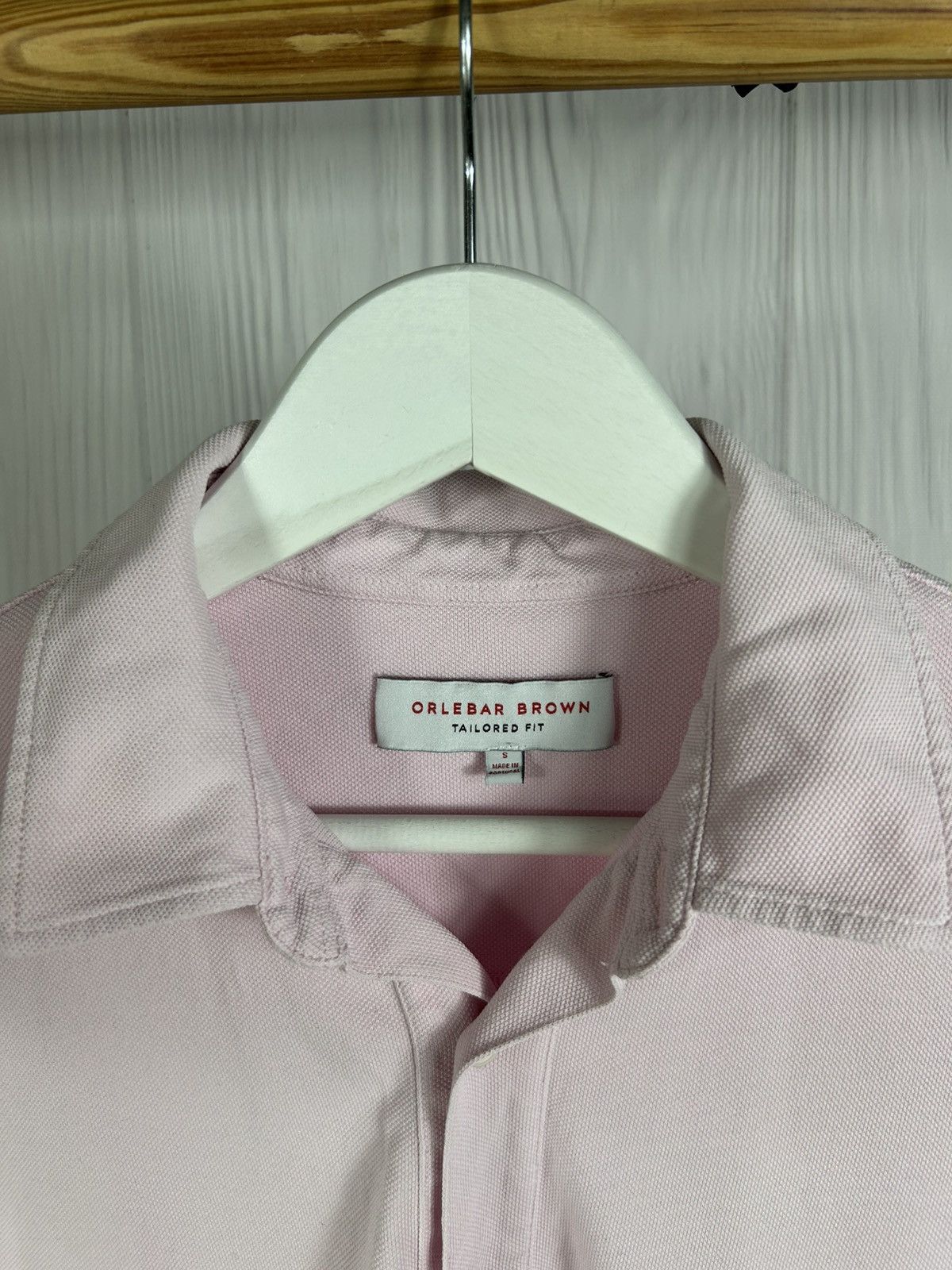 Orlebar Brown Orlebar Brown Tailored Fit Pink Polo Size S Size US S / EU 44-46 / 1 - 9 Thumbnail